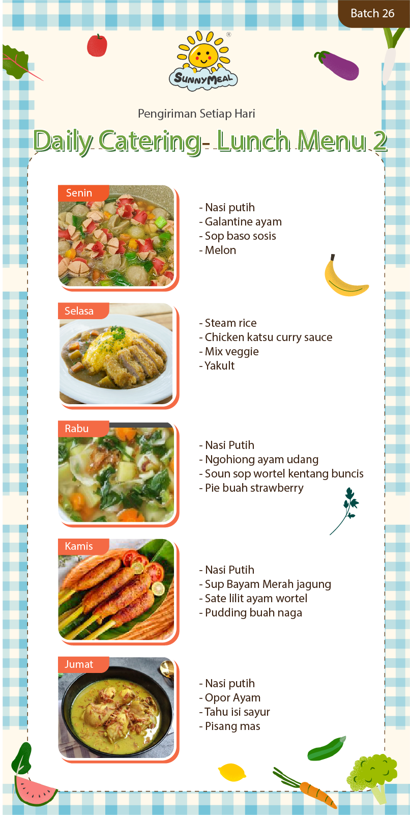 Lunch Weekly 26 Menu 2