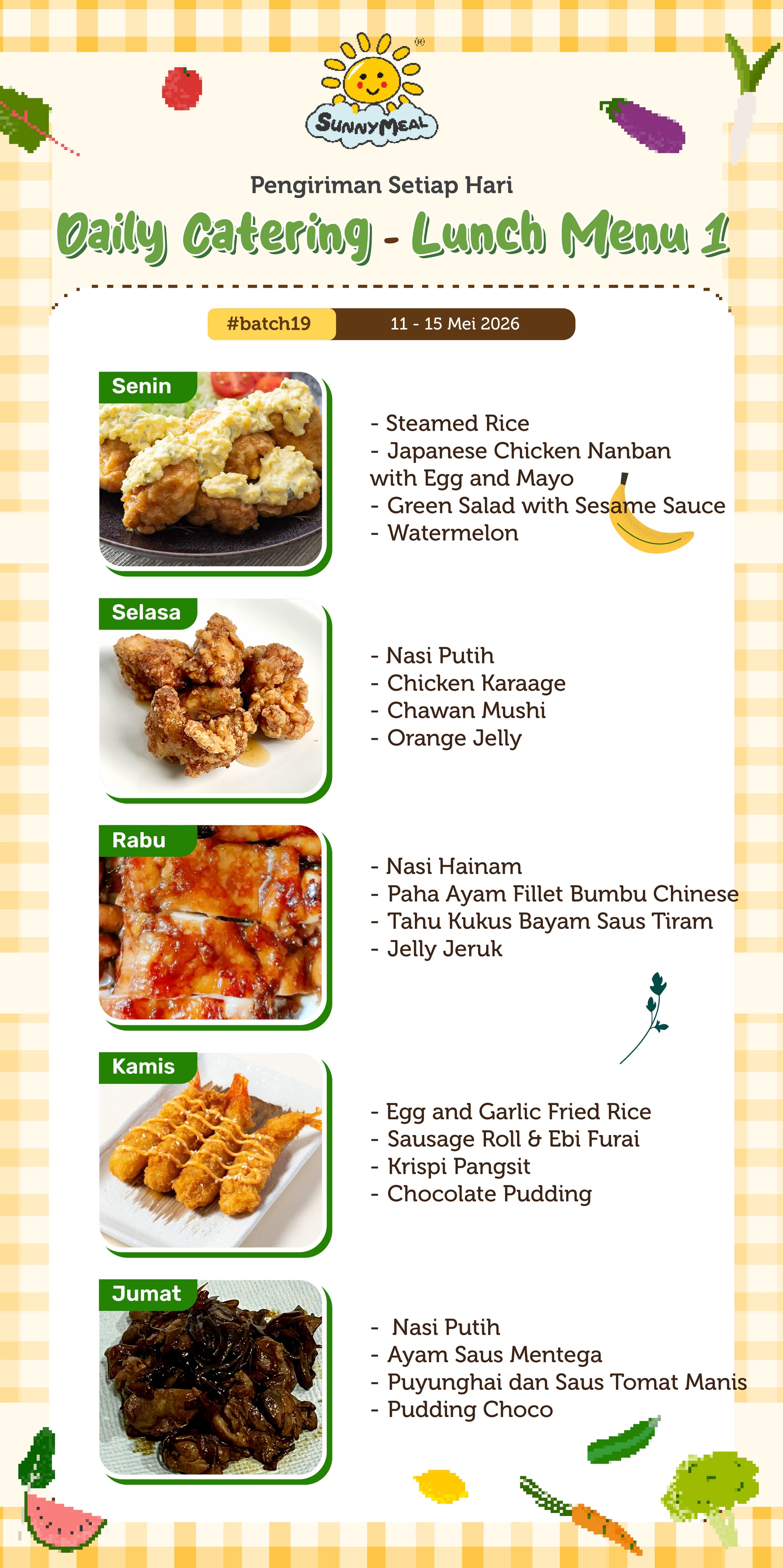 Lunch Weekly 19 Menu 1