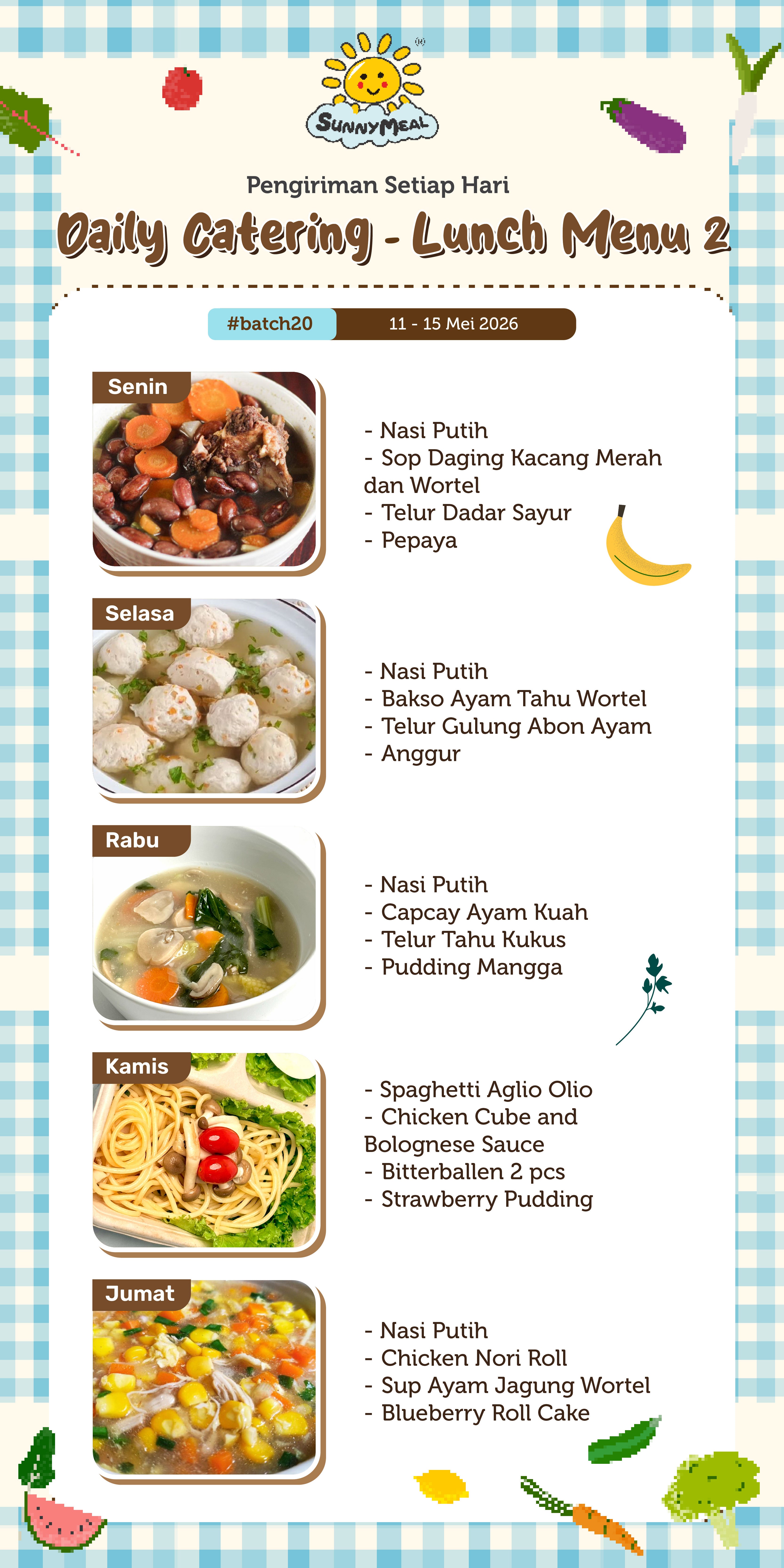 Lunch Weekly 20 Menu 2