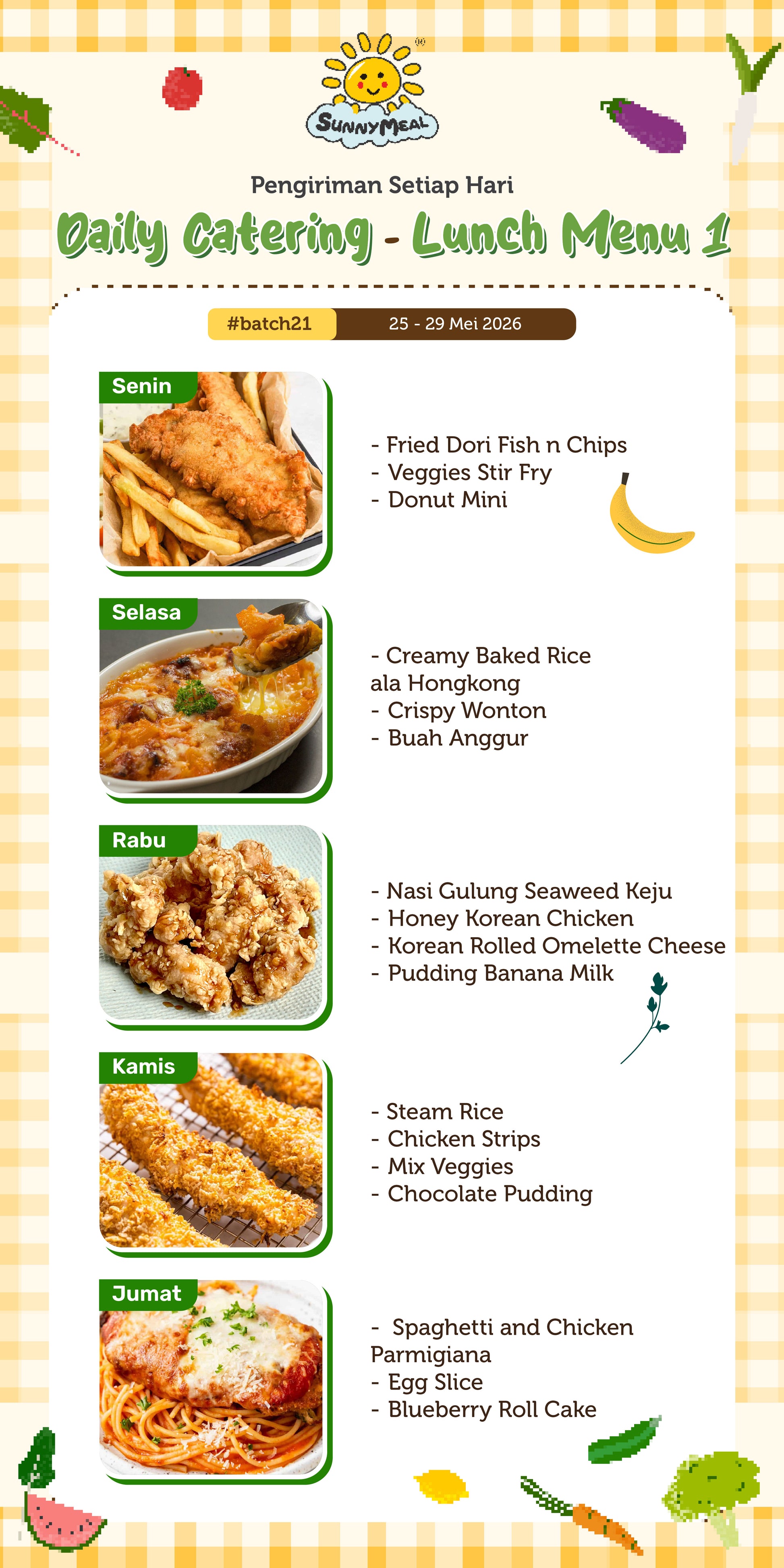 Lunch Weekly 21 Menu 1