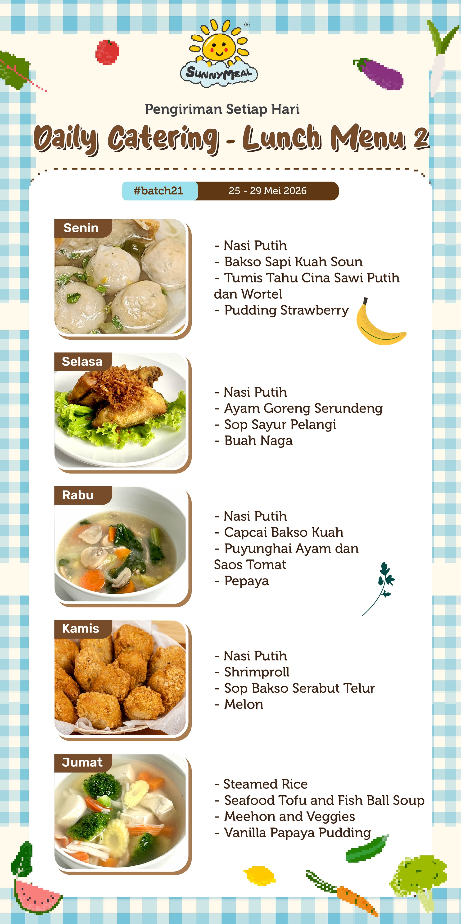 Lunch Weekly 21 Menu 2