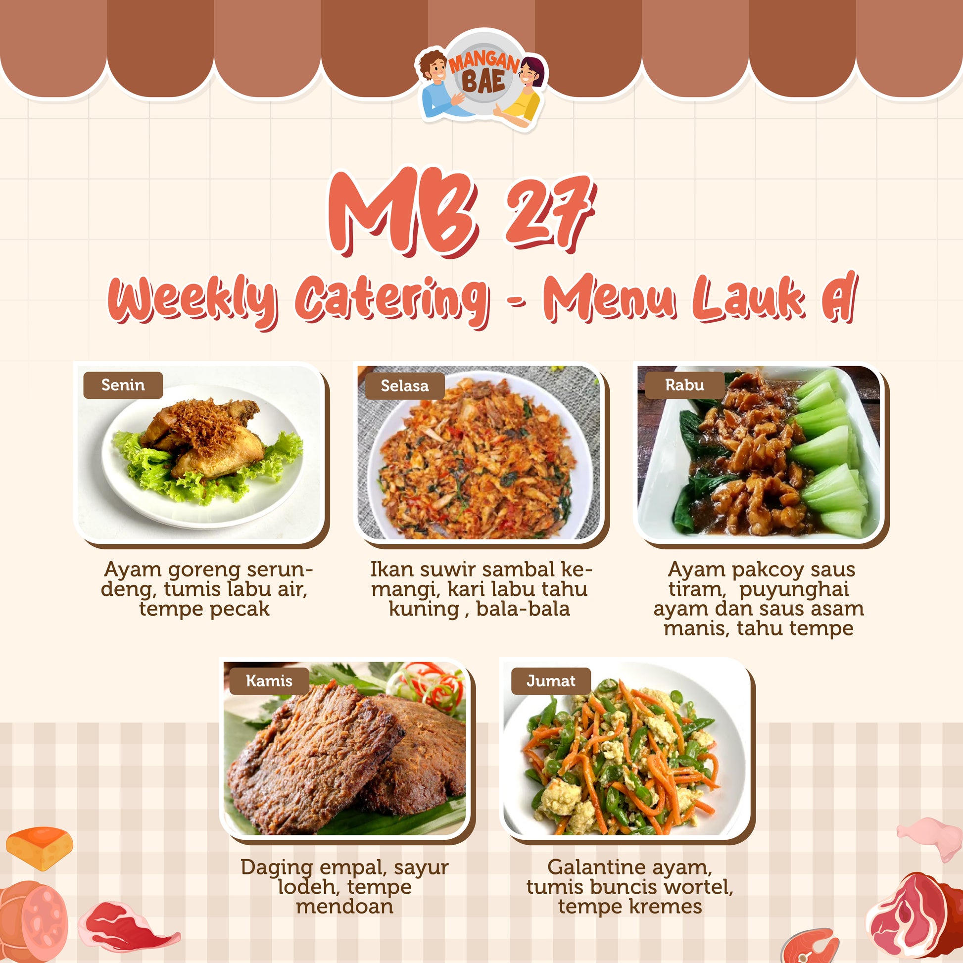 ManganBae Weekly Menu A 27