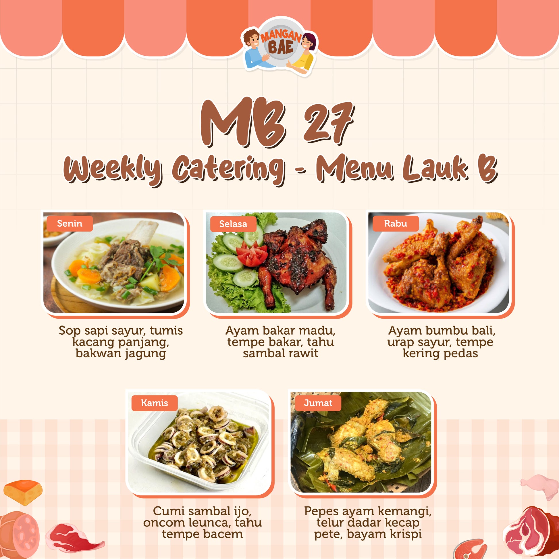 ManganBae Weekly Menu B 27