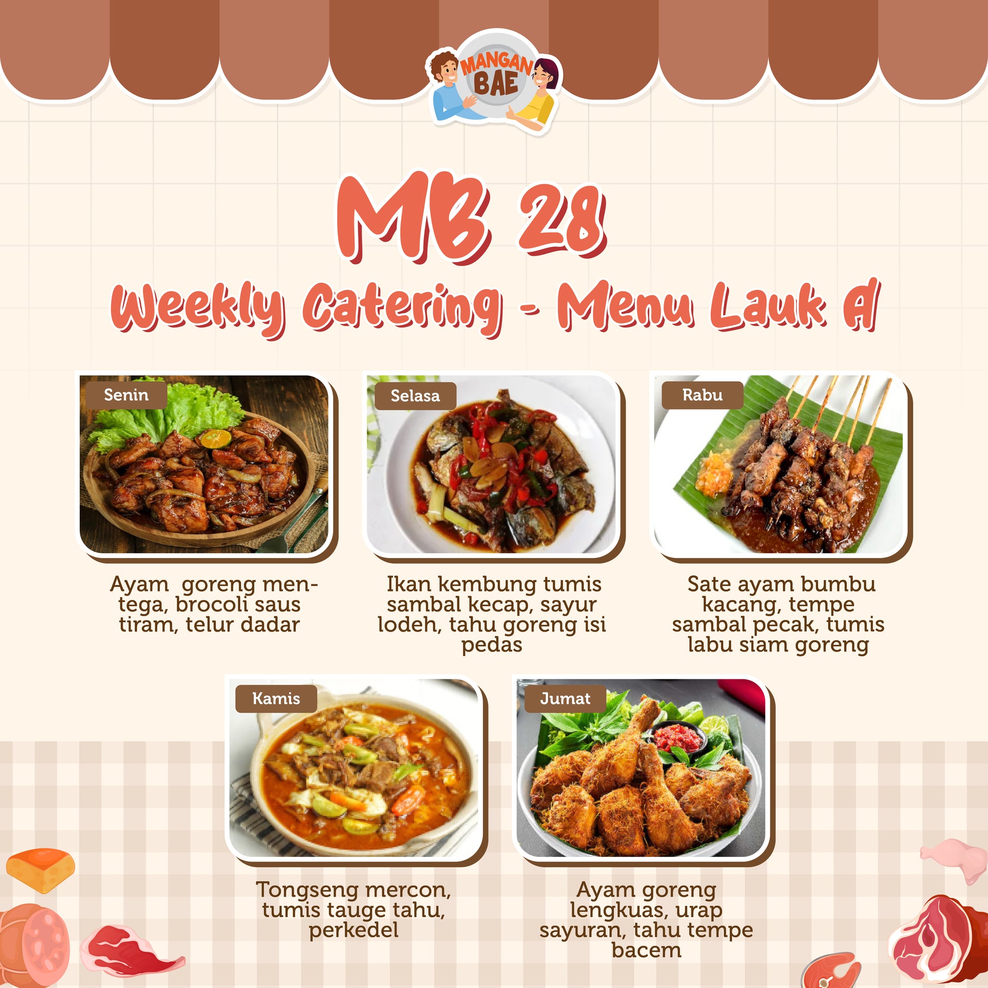 ManganBae Weekly Menu A 28
