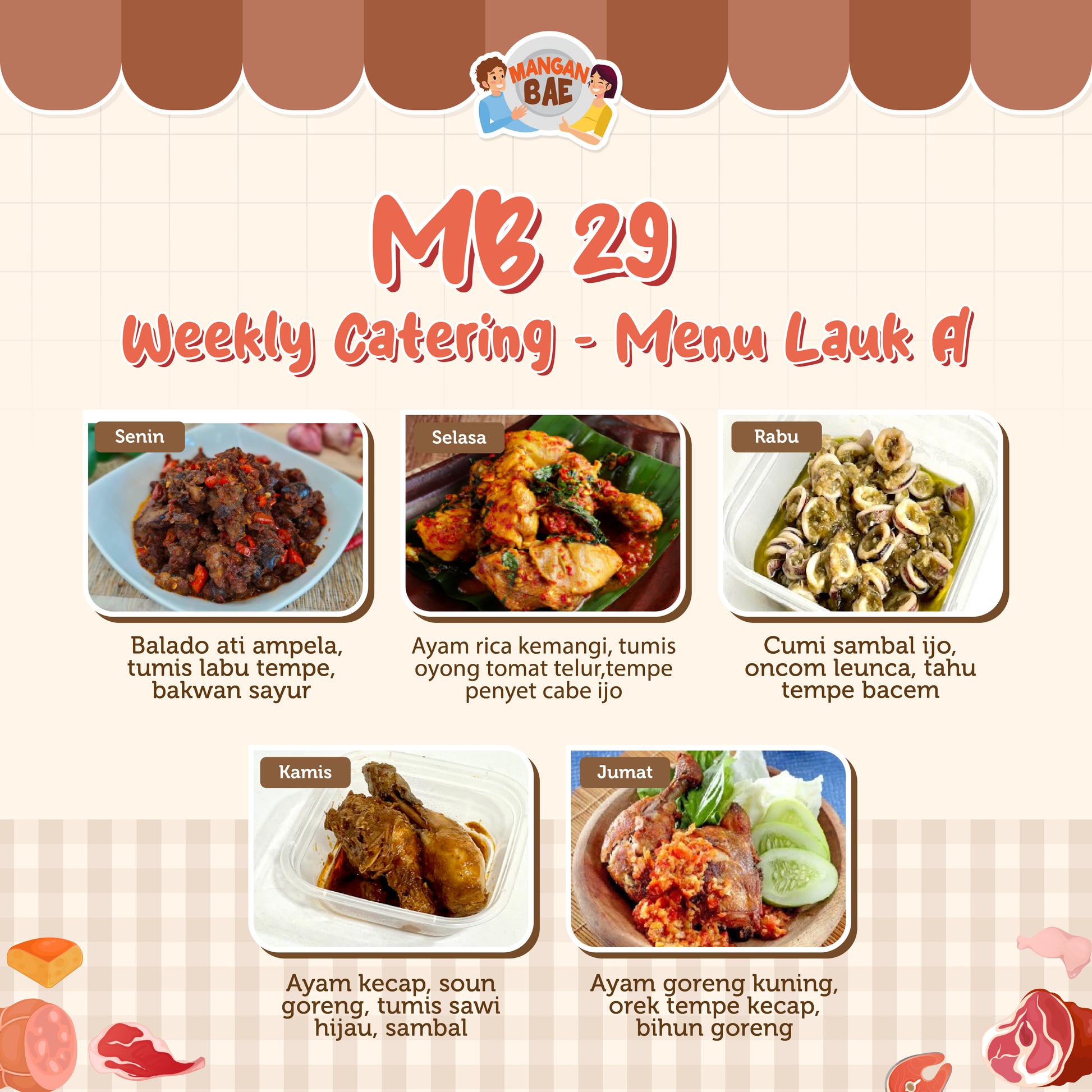 ManganBae Weekly Menu A 29