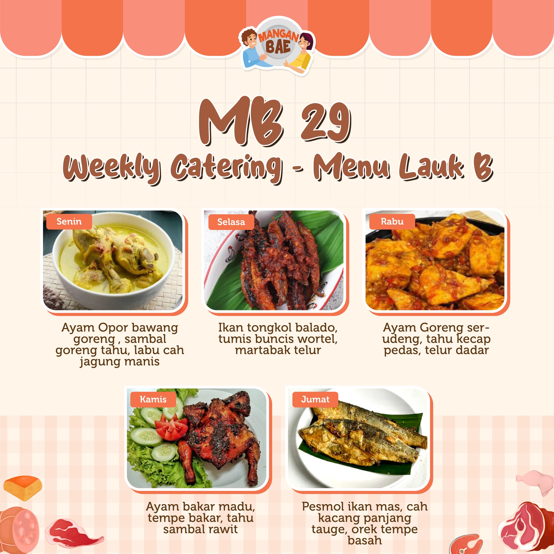 ManganBae Weekly Menu B 29