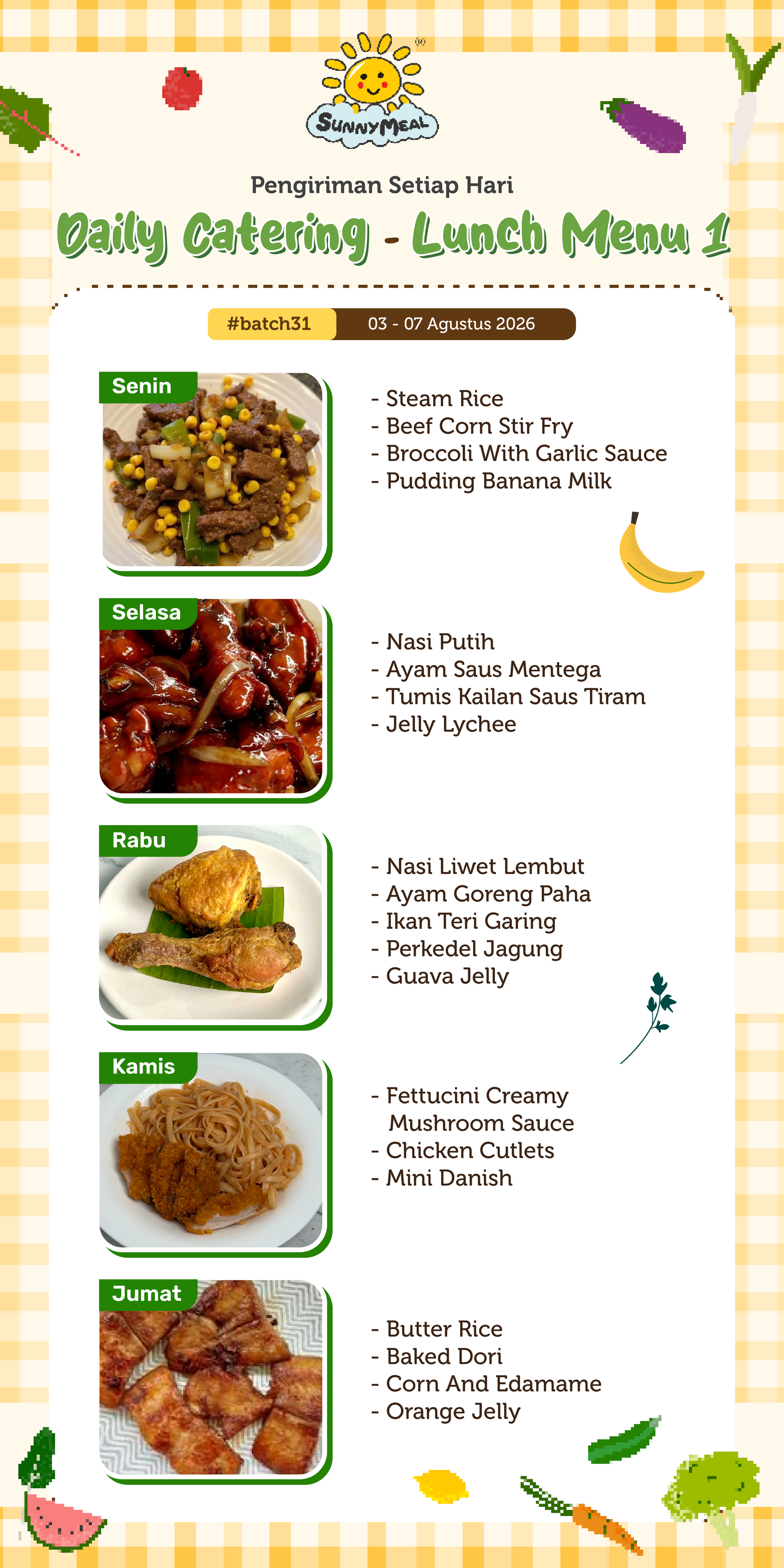 Lunch Weekly 31 Menu 1