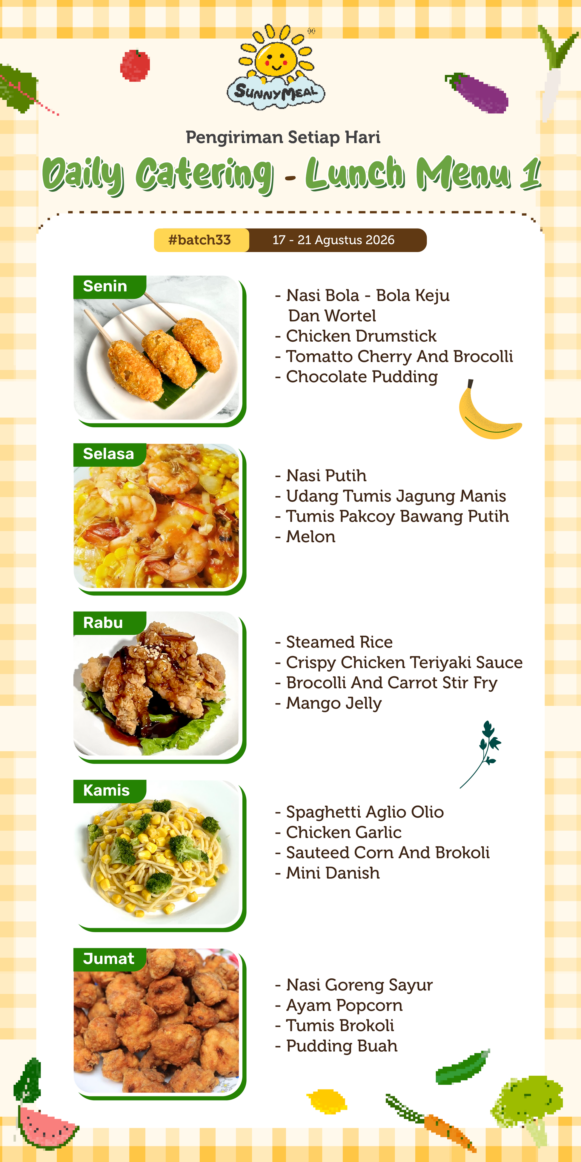 Lunch Weekly 33 Menu 1