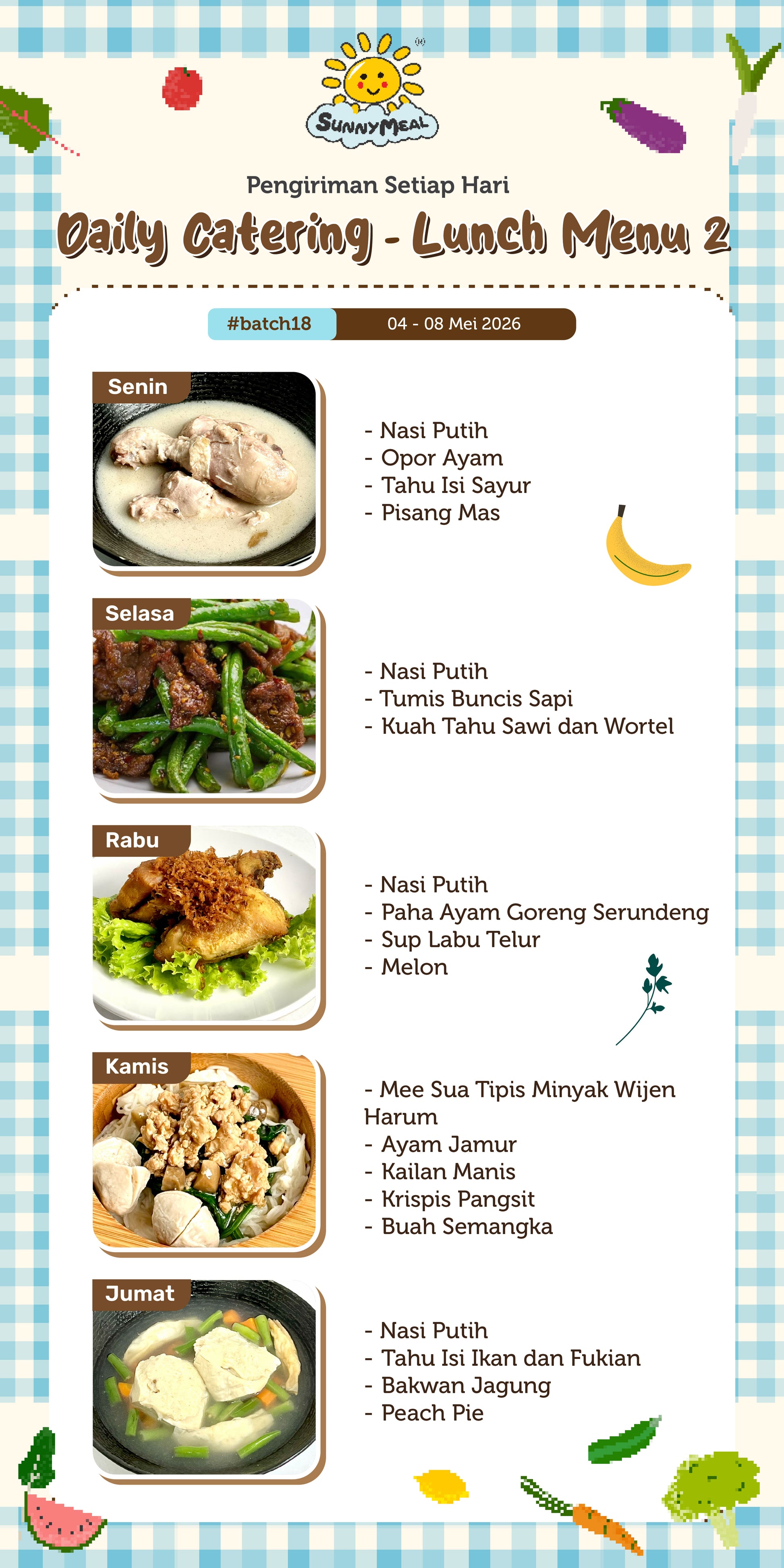Lunch Weekly 18 Menu 2
