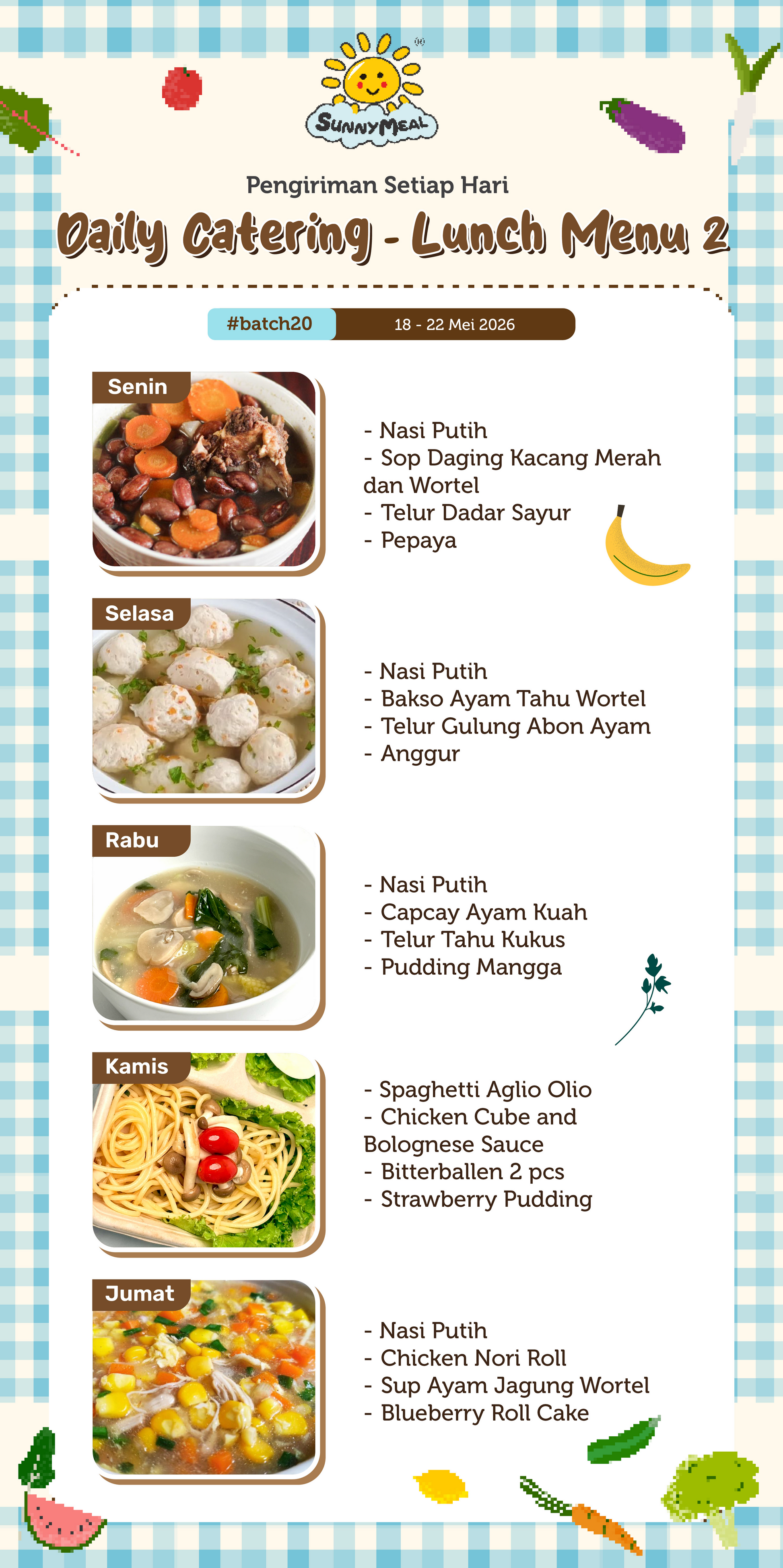 Lunch Weekly 20 Menu 2