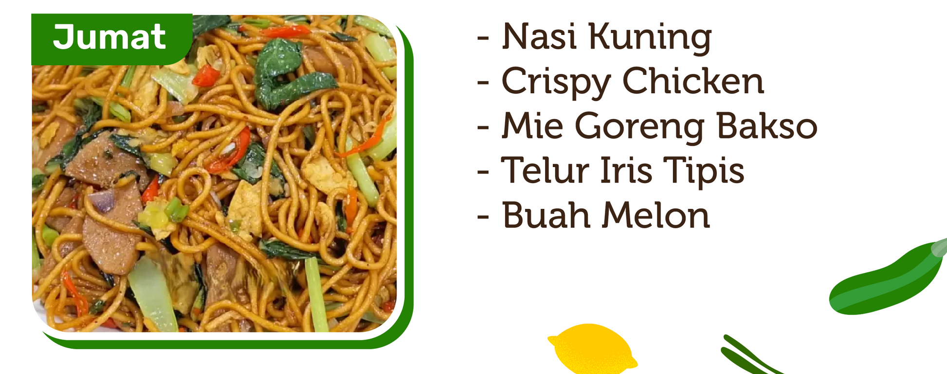 Lunch 39 menu 1