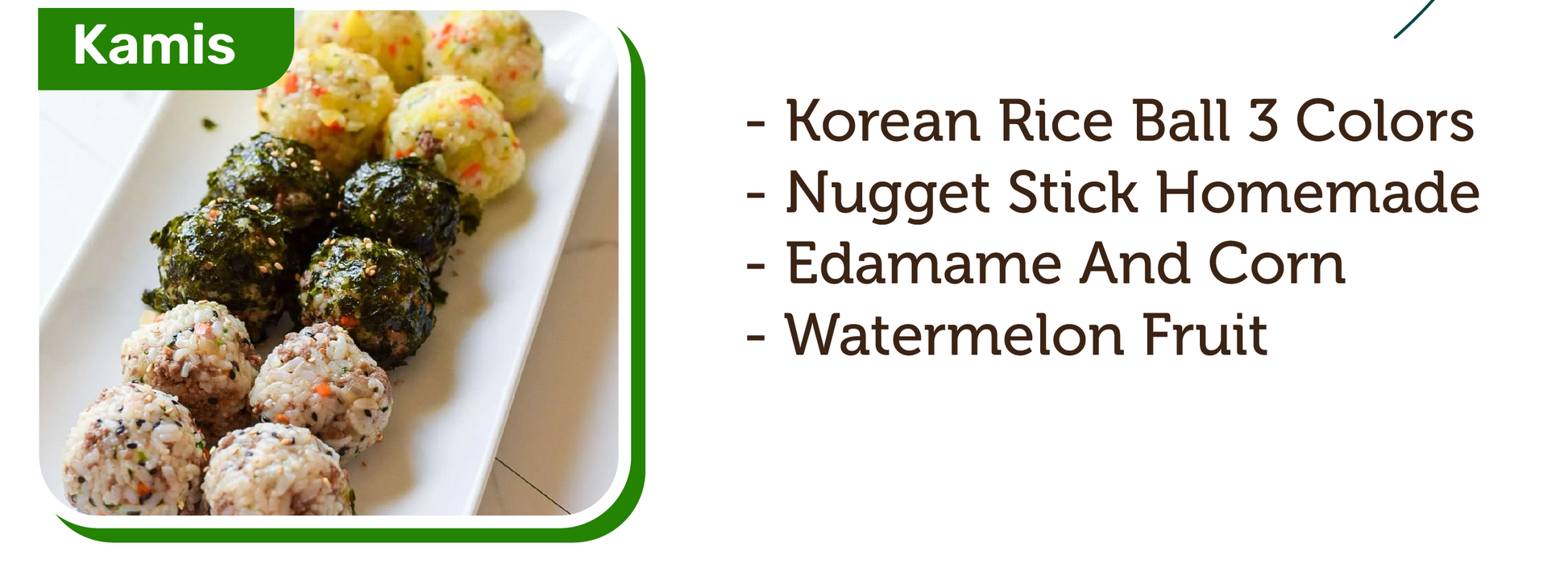 Lunch 39 menu 1