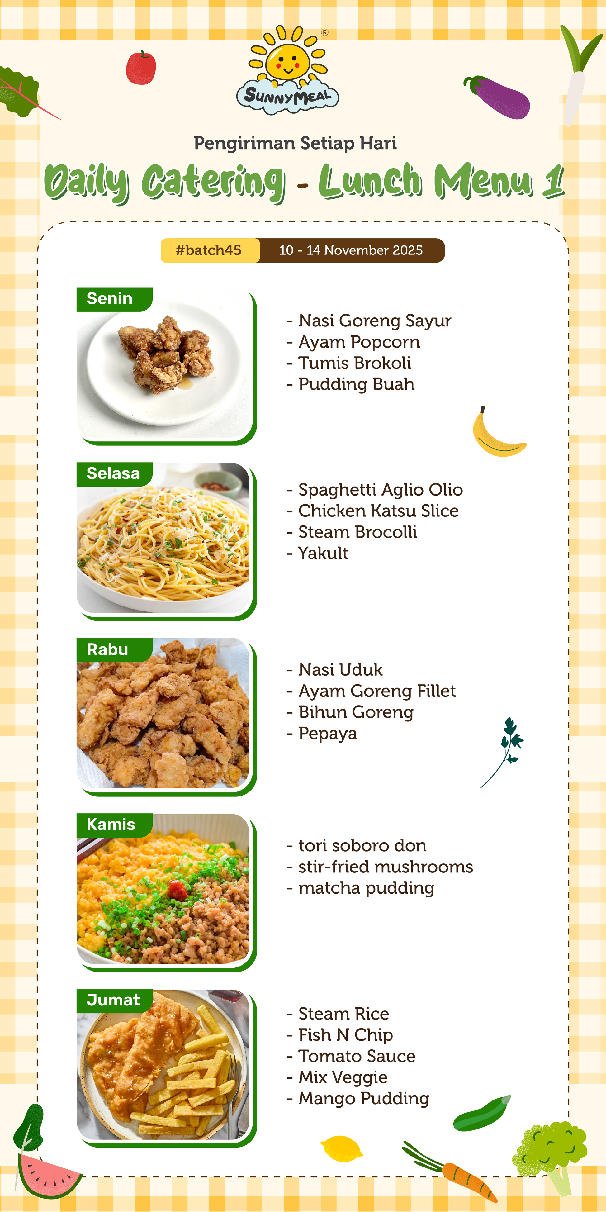 Lunch Weekly 45 Menu 1
