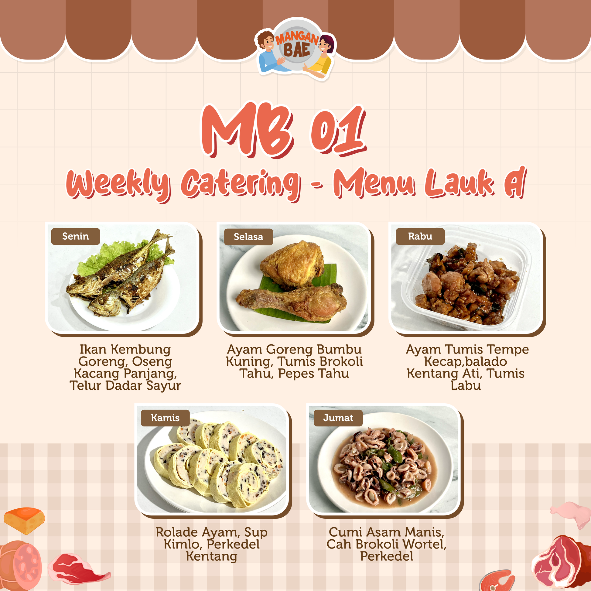ManganBae Weekly Menu A 1