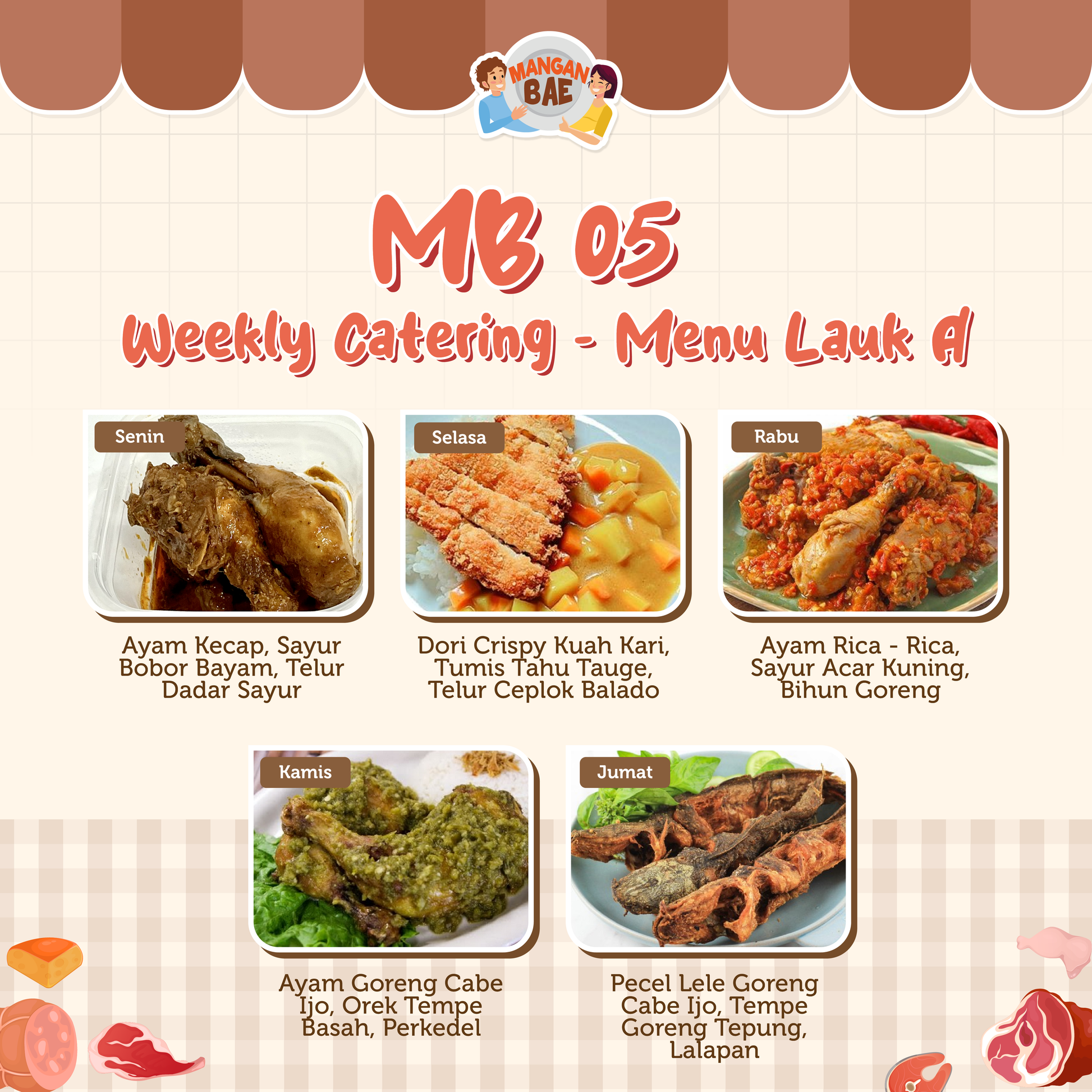 ManganBae Weekly Menu A 5