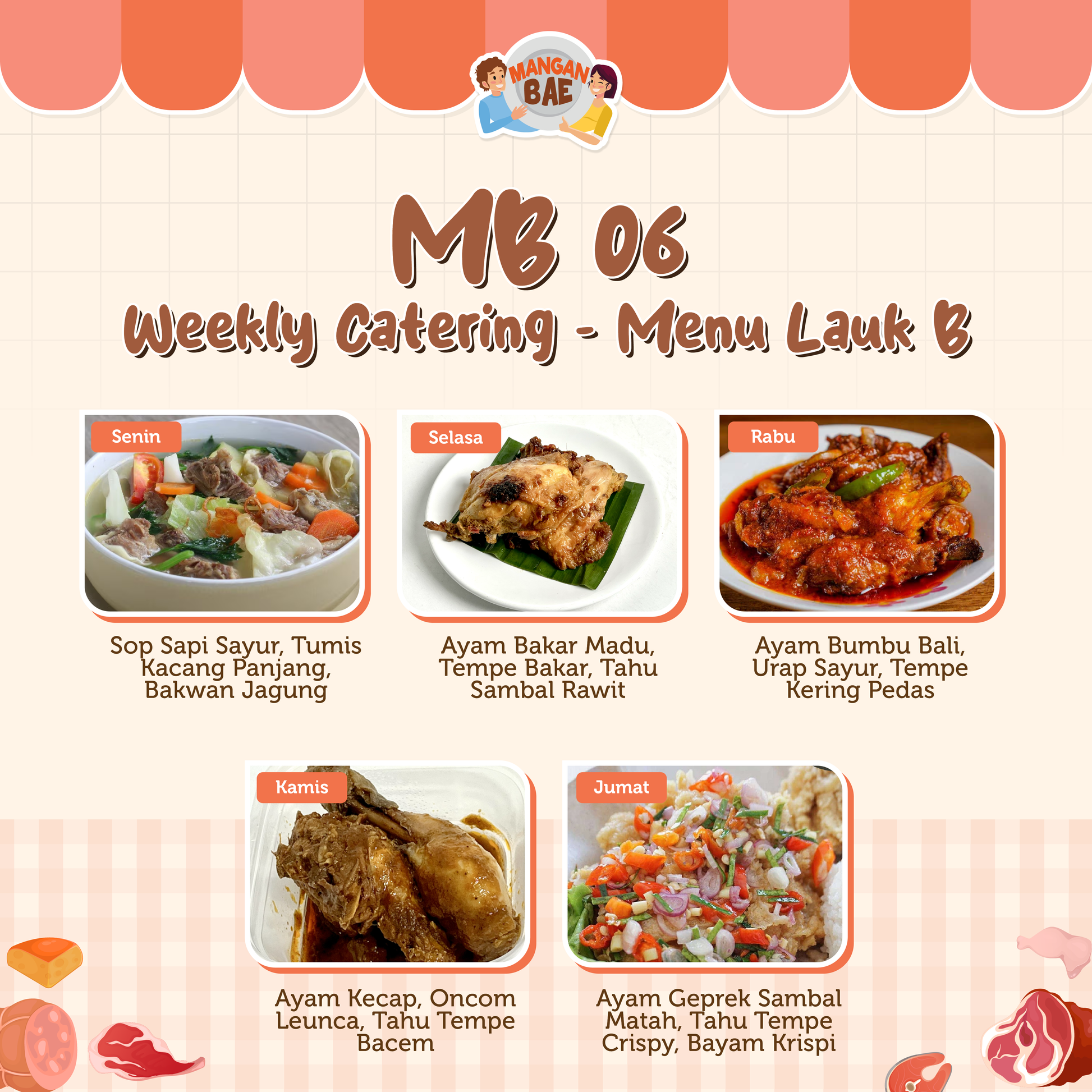 ManganBae Weekly Menu B 6