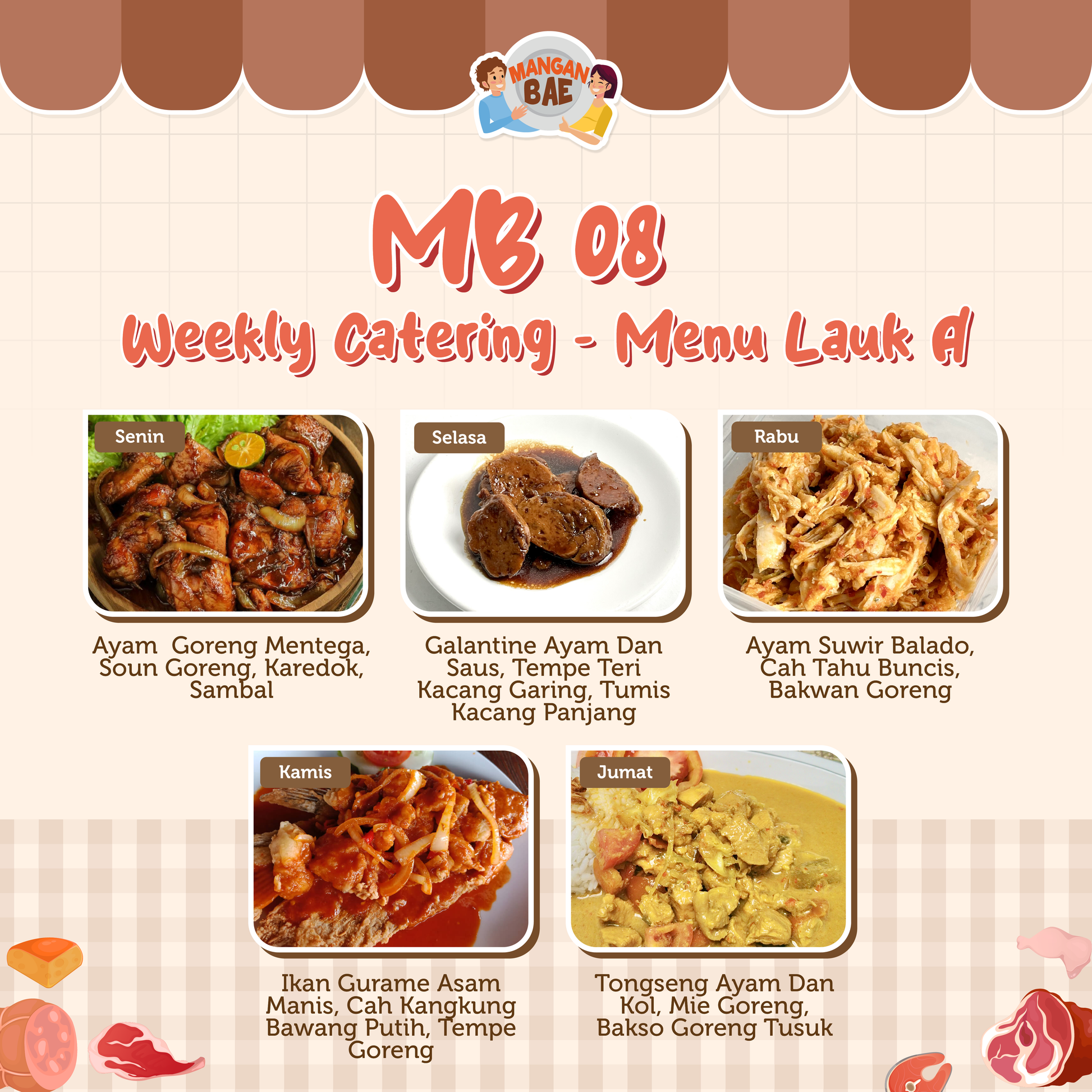 ManganBae Weekly Menu A 8