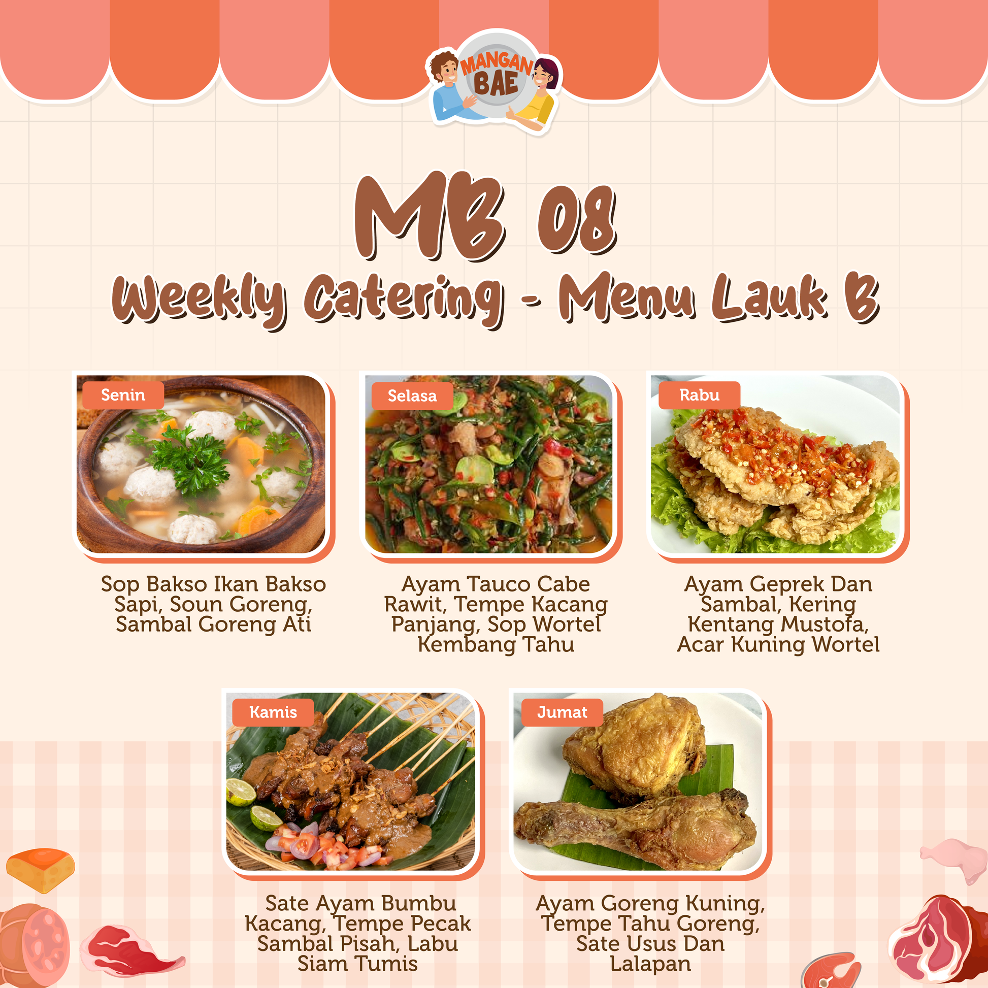ManganBae Weekly Menu B 8