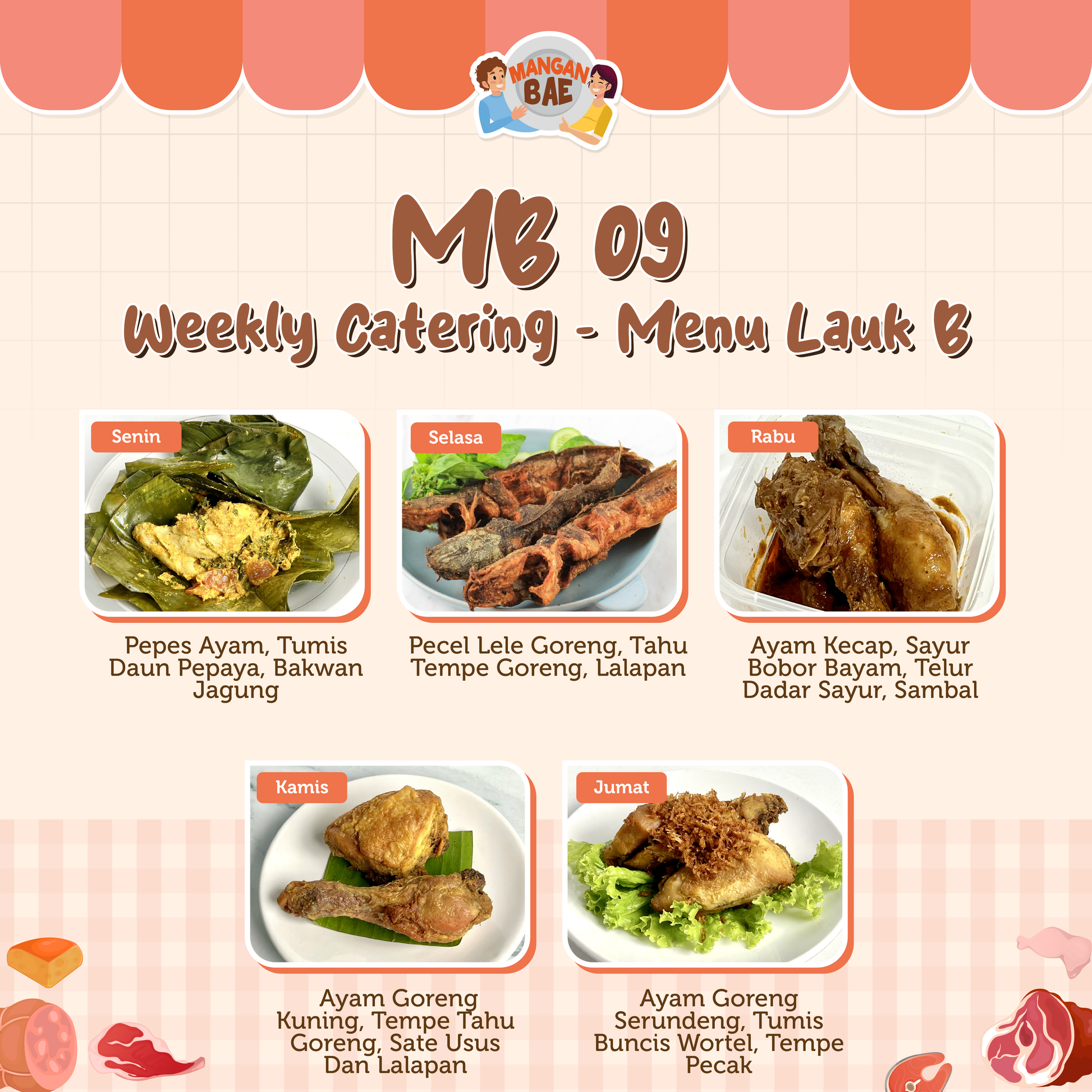 ManganBae Weekly Menu B 9