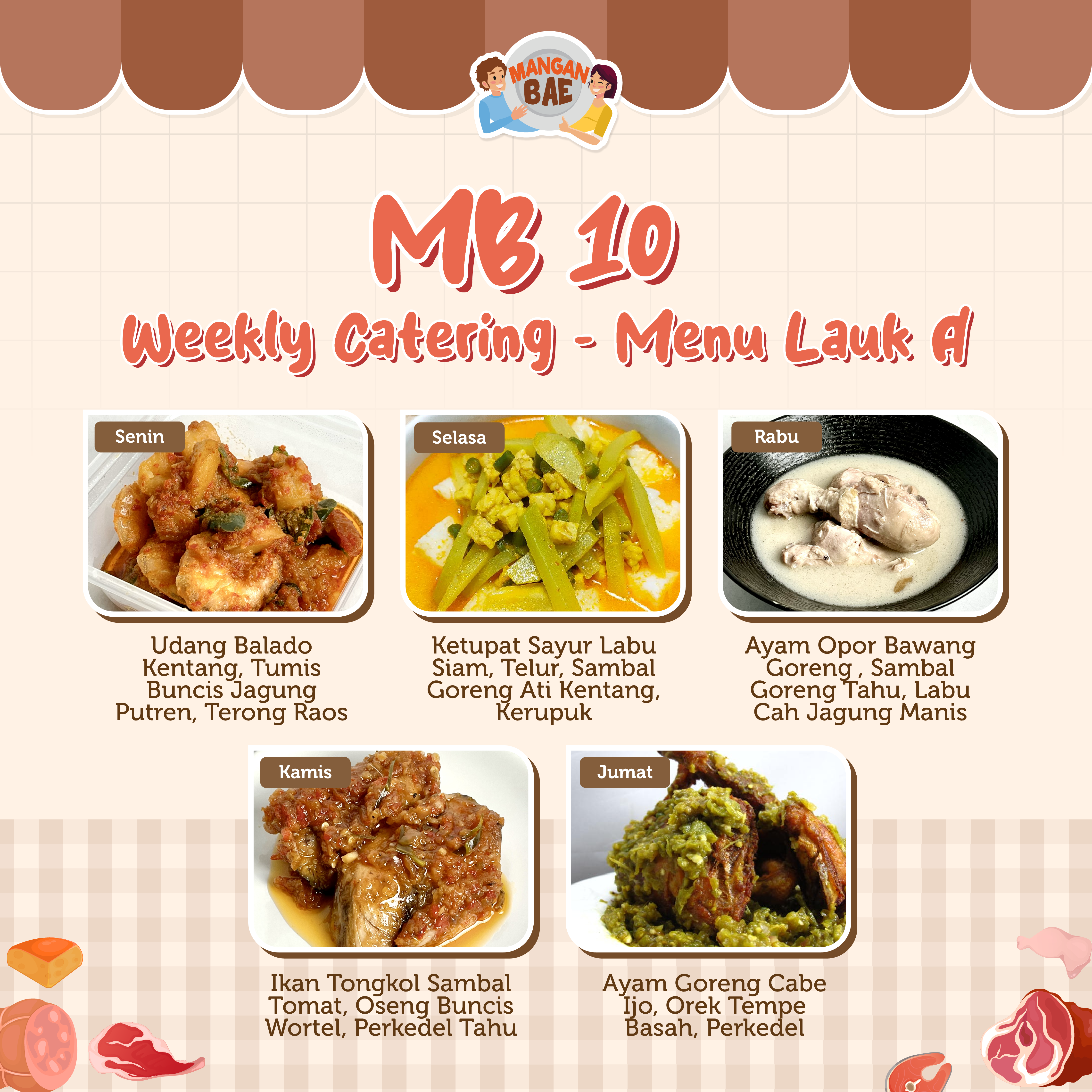 ManganBae Weekly Menu A 10