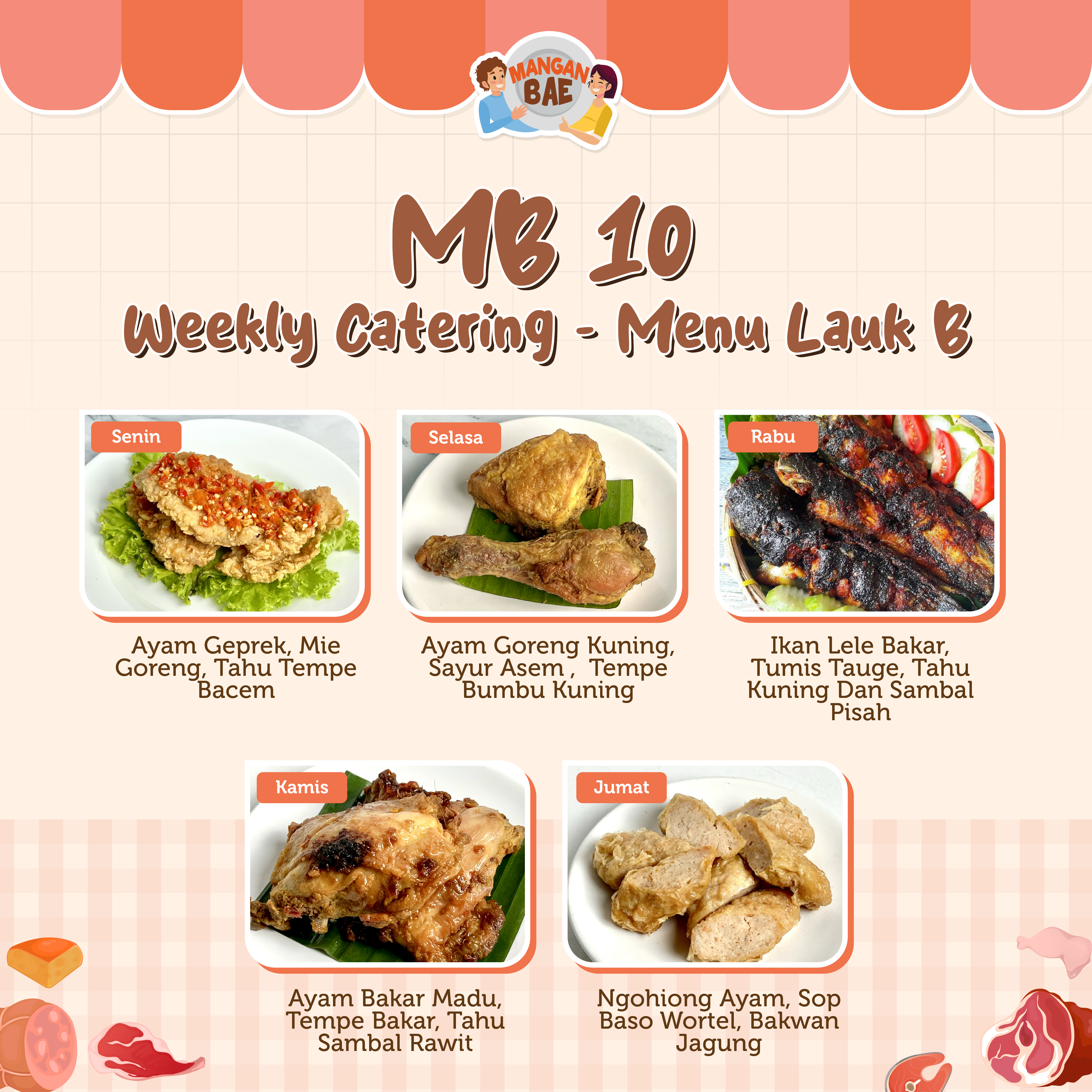 ManganBae Weekly Menu B 10