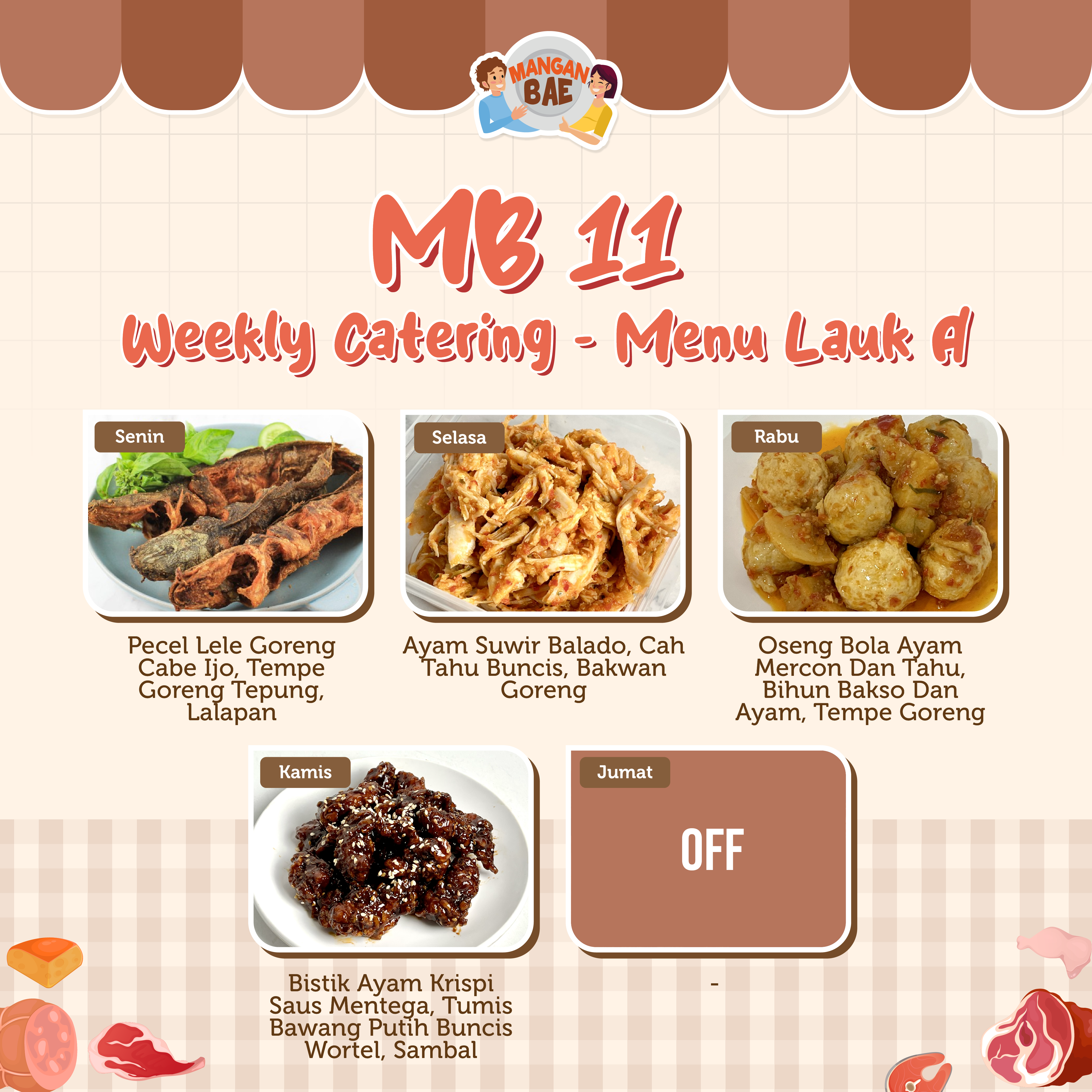 ManganBae Weekly Menu A 11