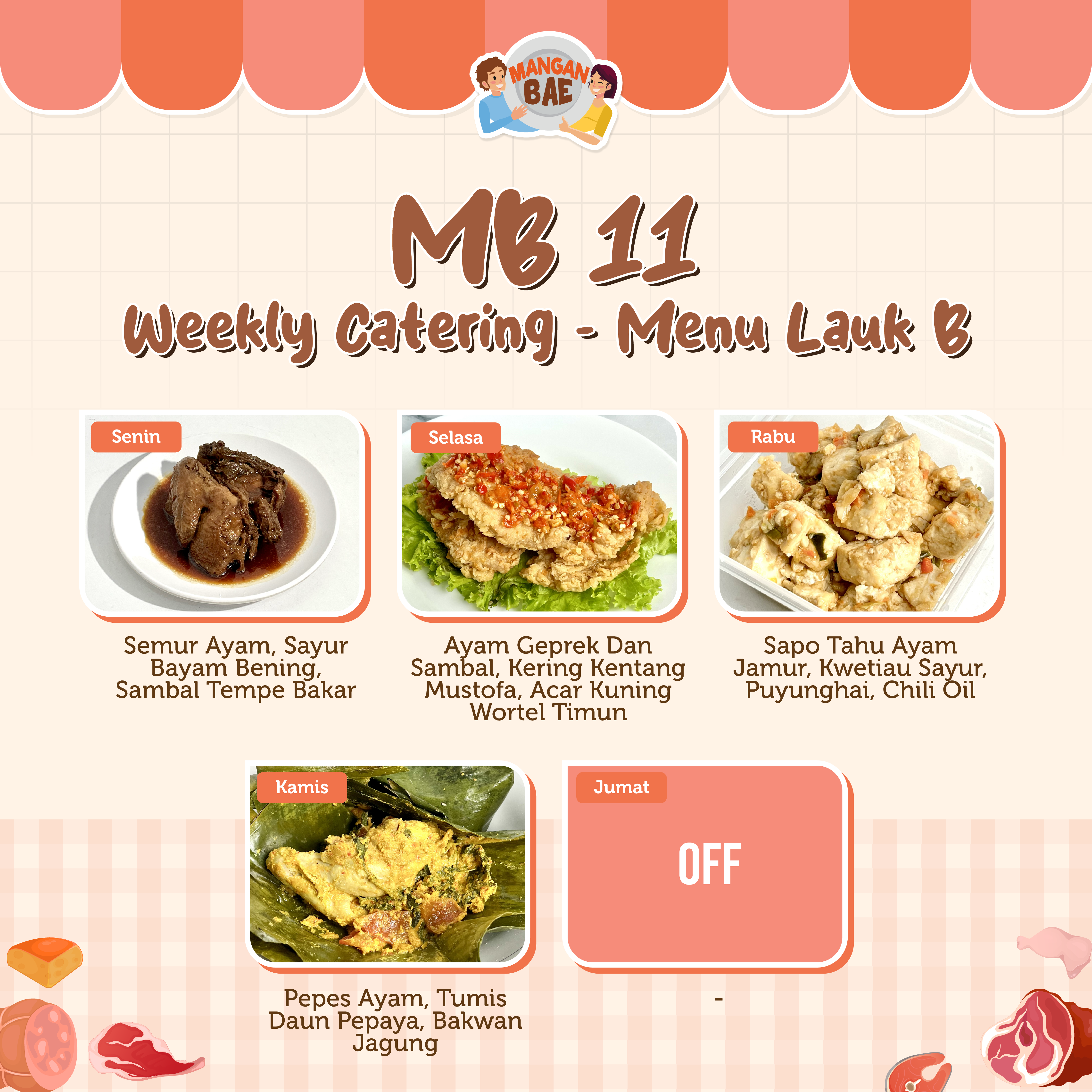 ManganBae Weekly Menu B 11