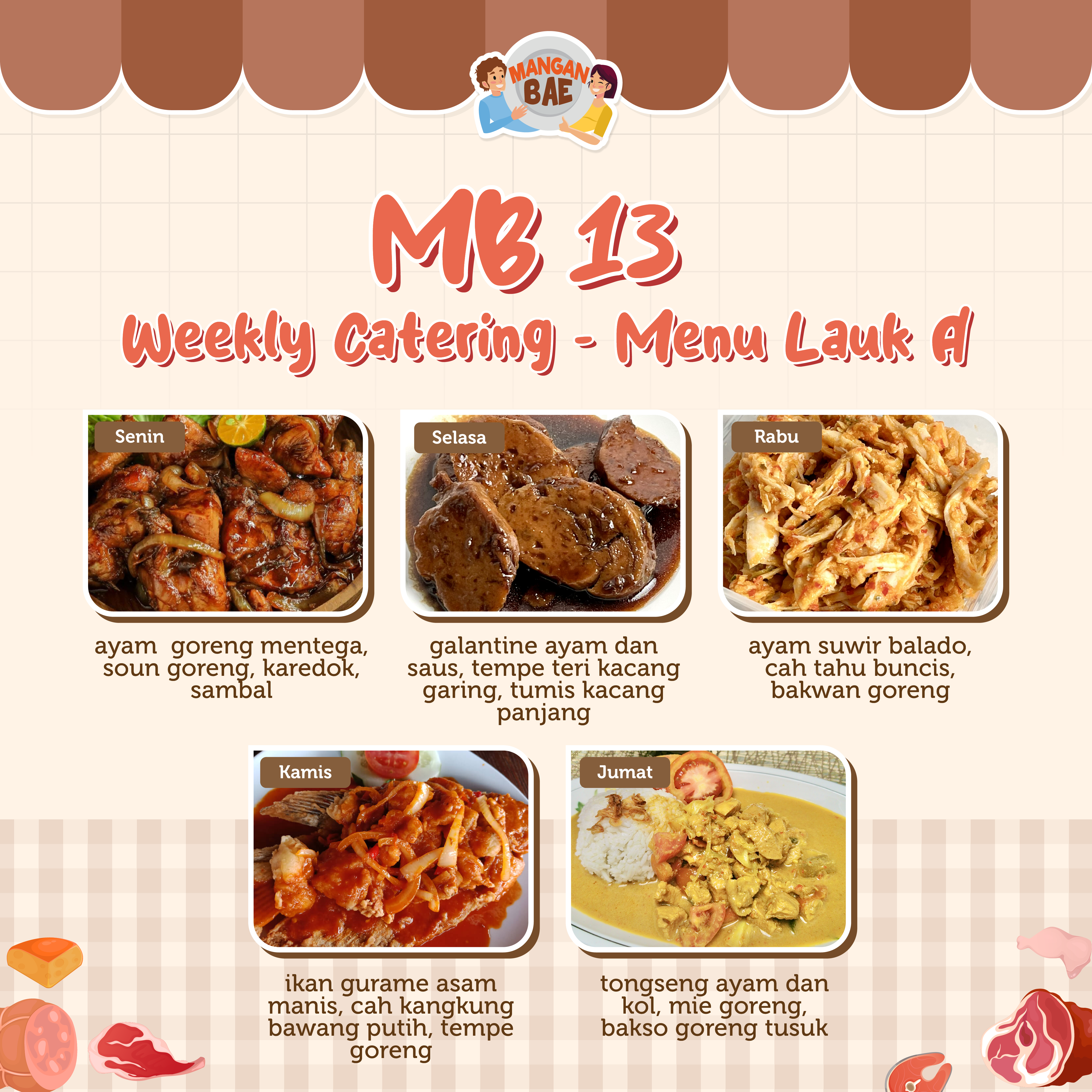 ManganBae Weekly Menu A 13
