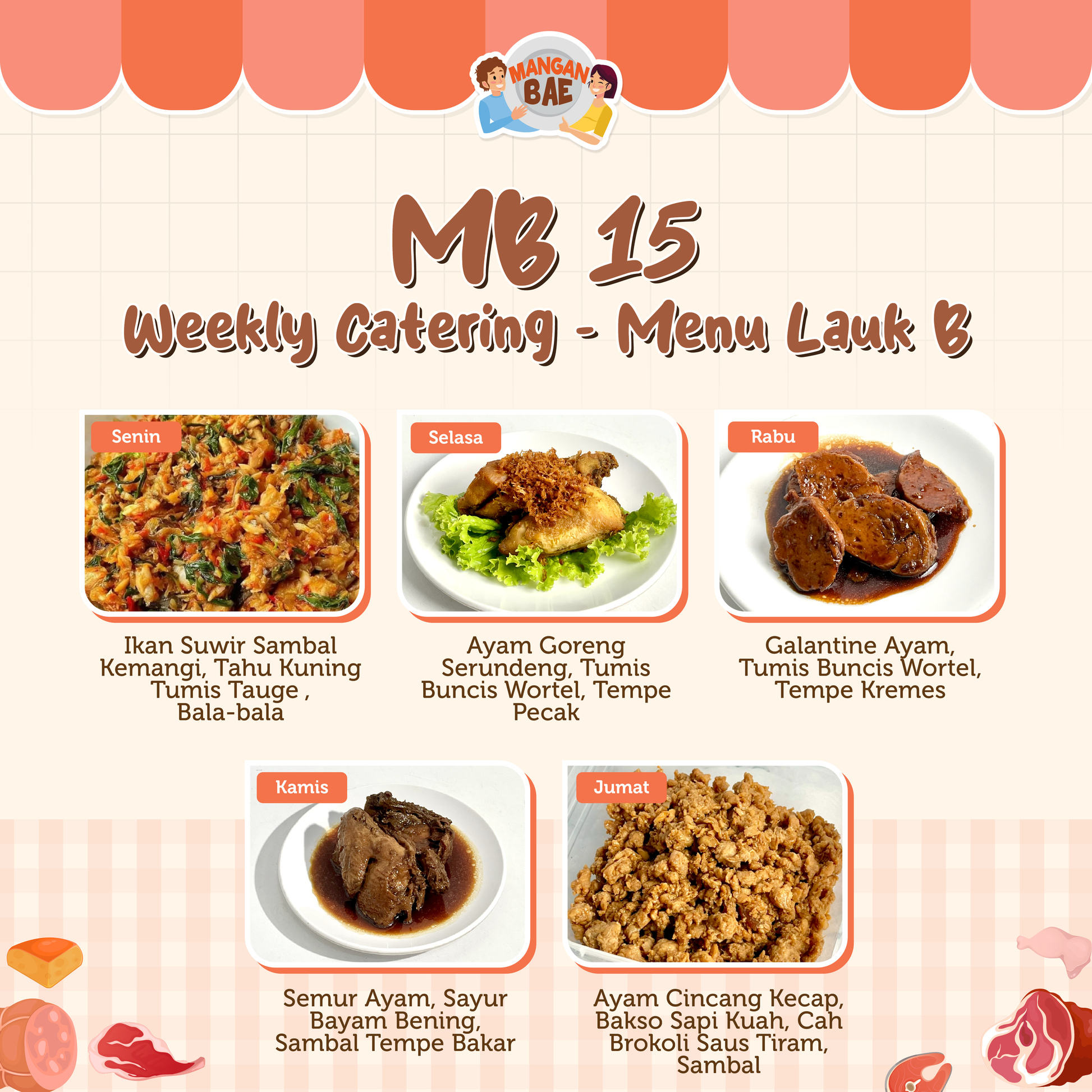 ManganBae Weekly Menu B 15