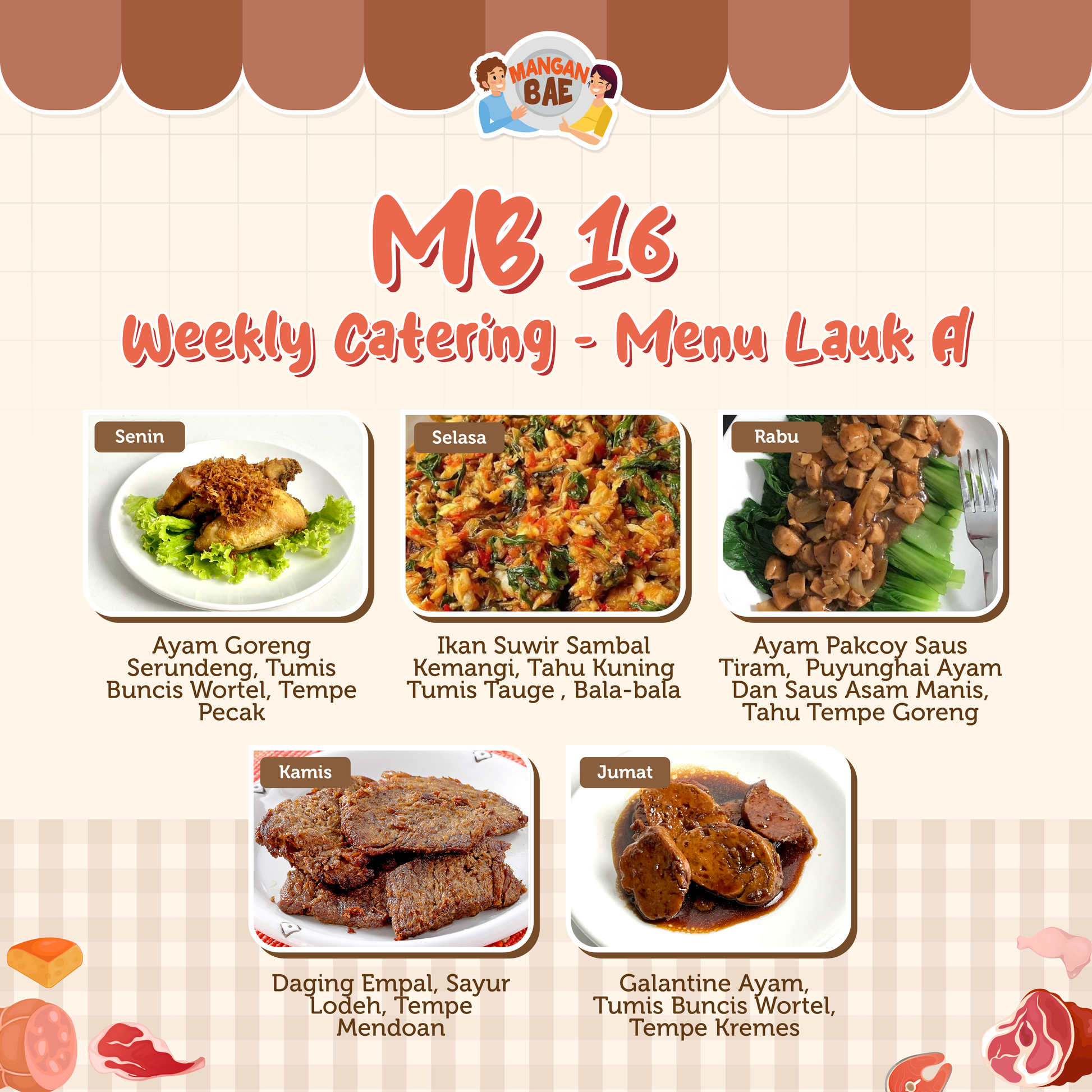 ManganBae Weekly Menu A 16
