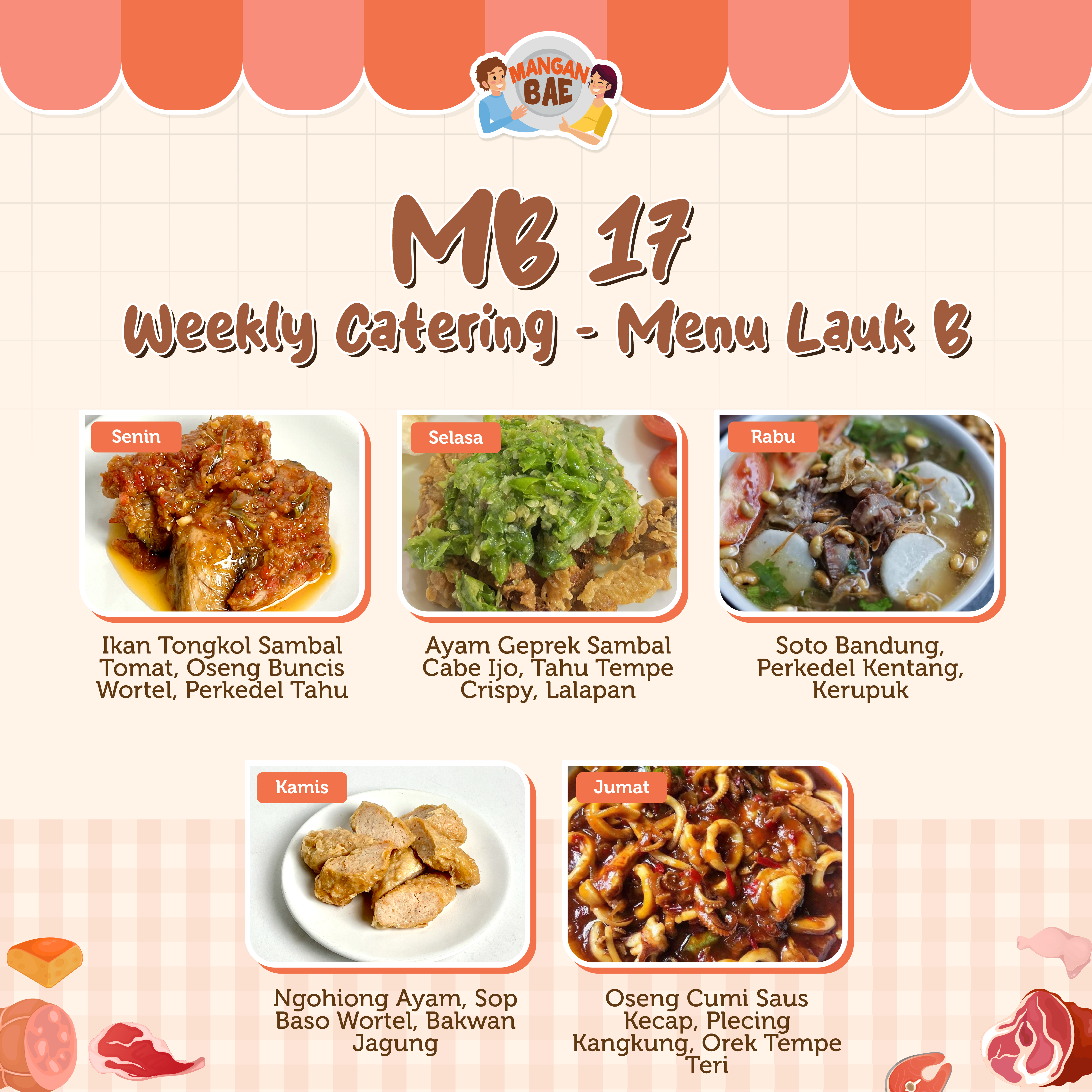 ManganBae Weekly Menu B 17
