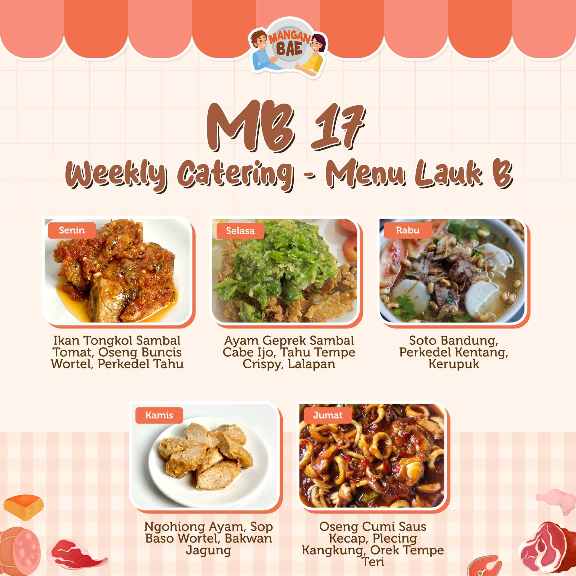 ManganBae Weekly Menu B 17