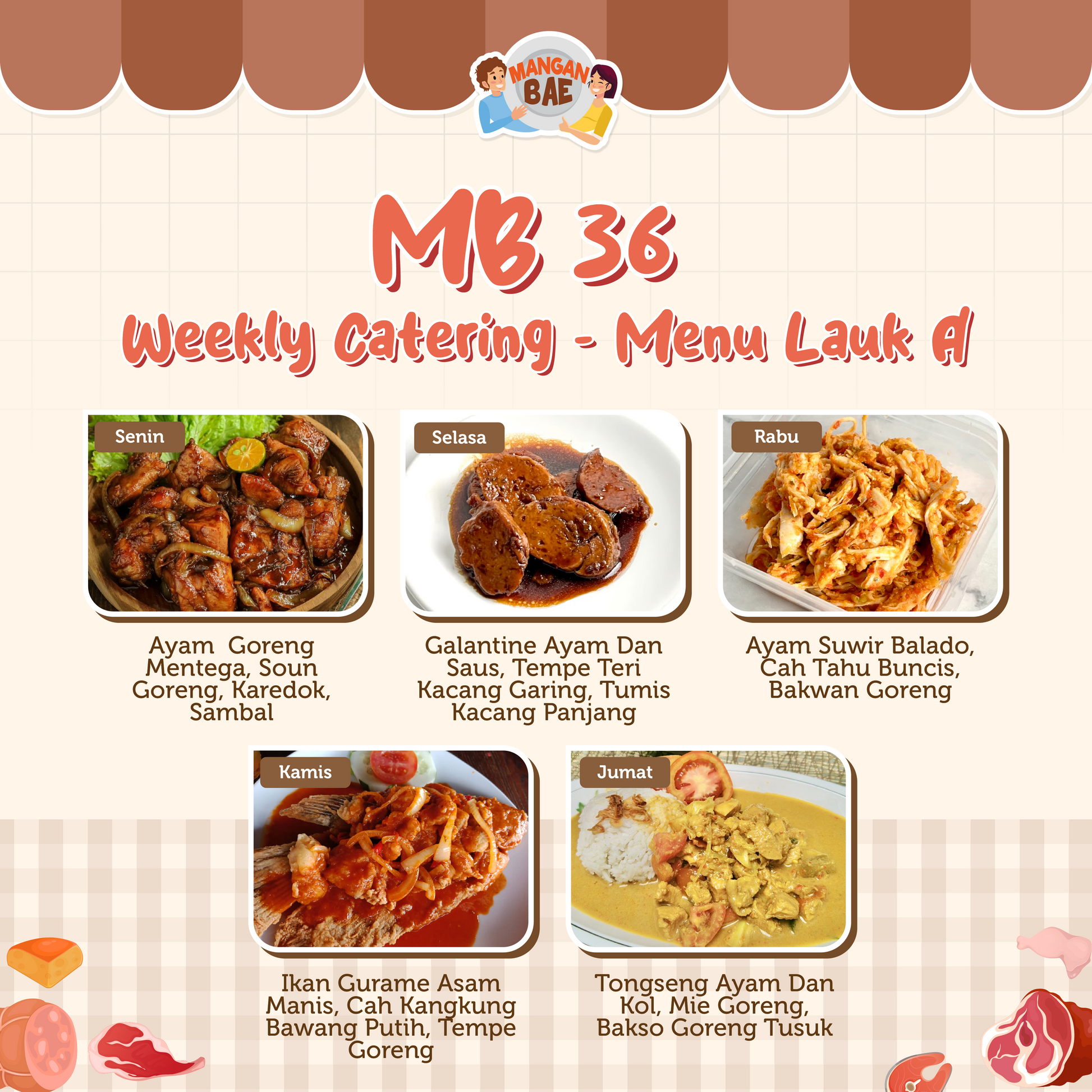 ManganBae Weekly Menu A 36