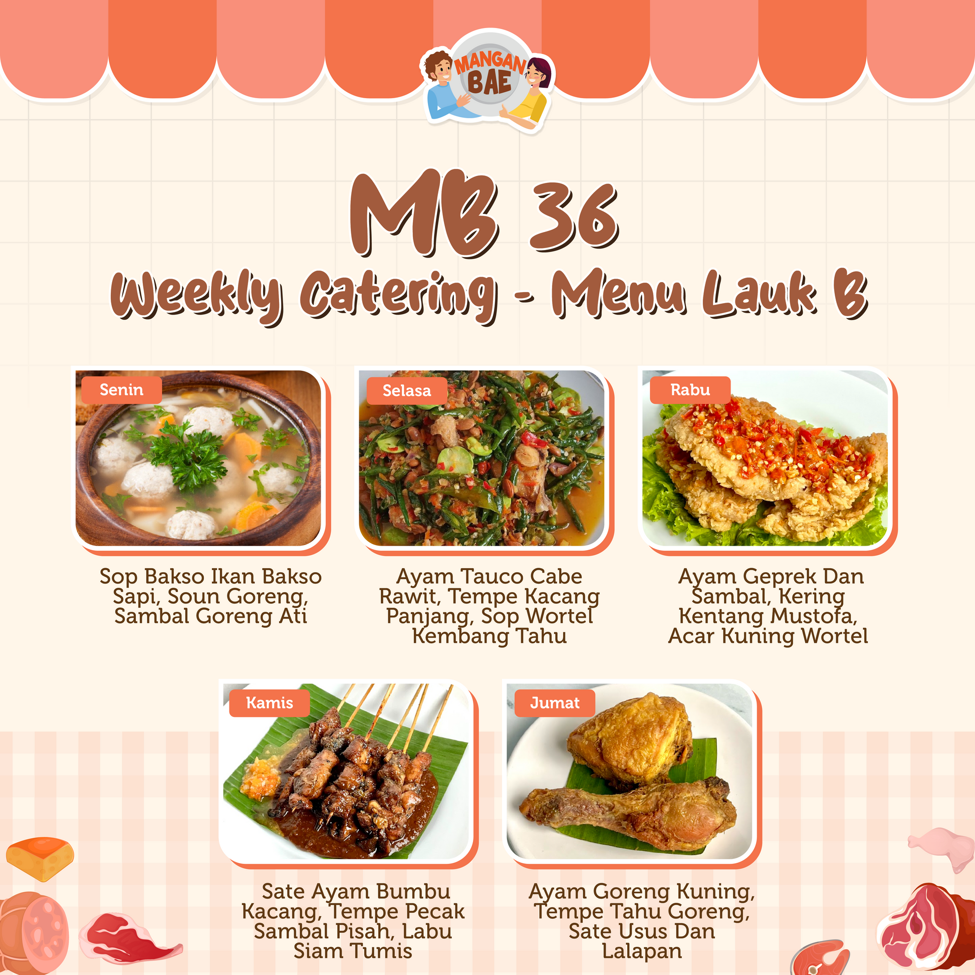 ManganBae Weekly Menu B 36