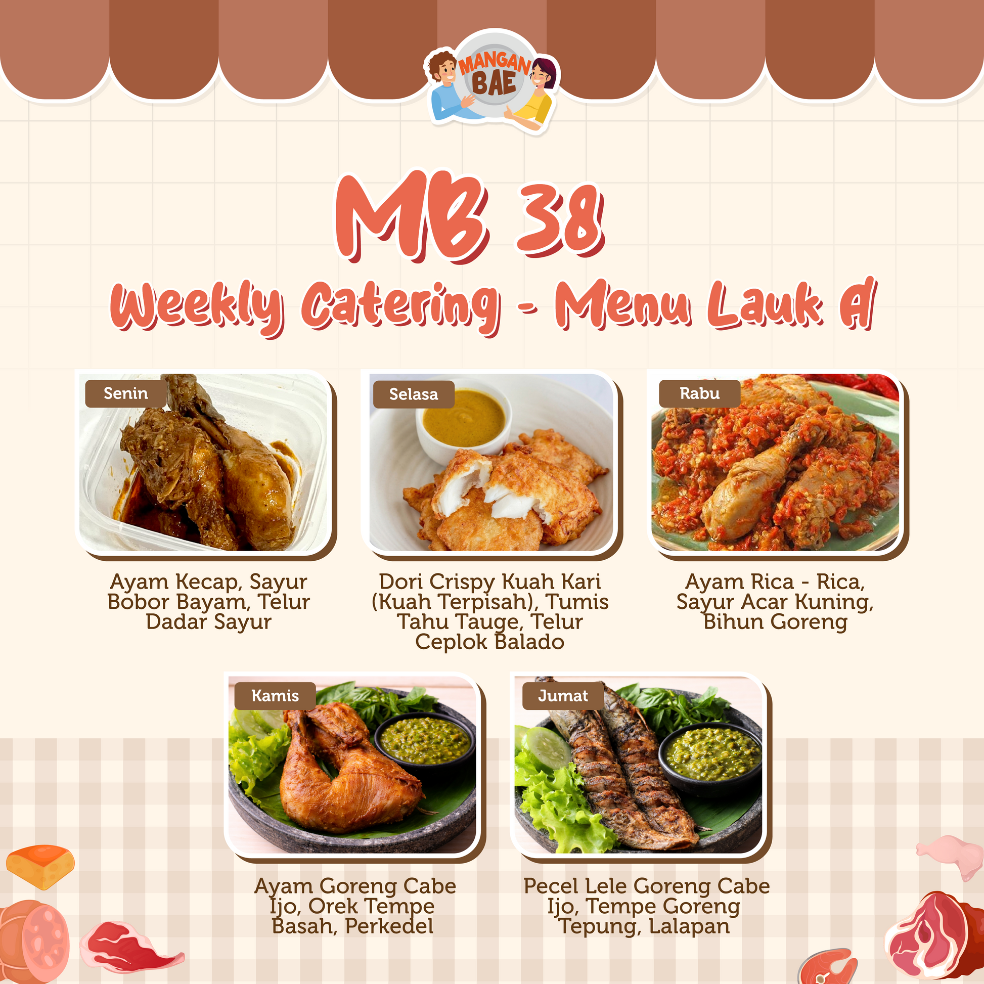 ManganBae Weekly Menu A 38