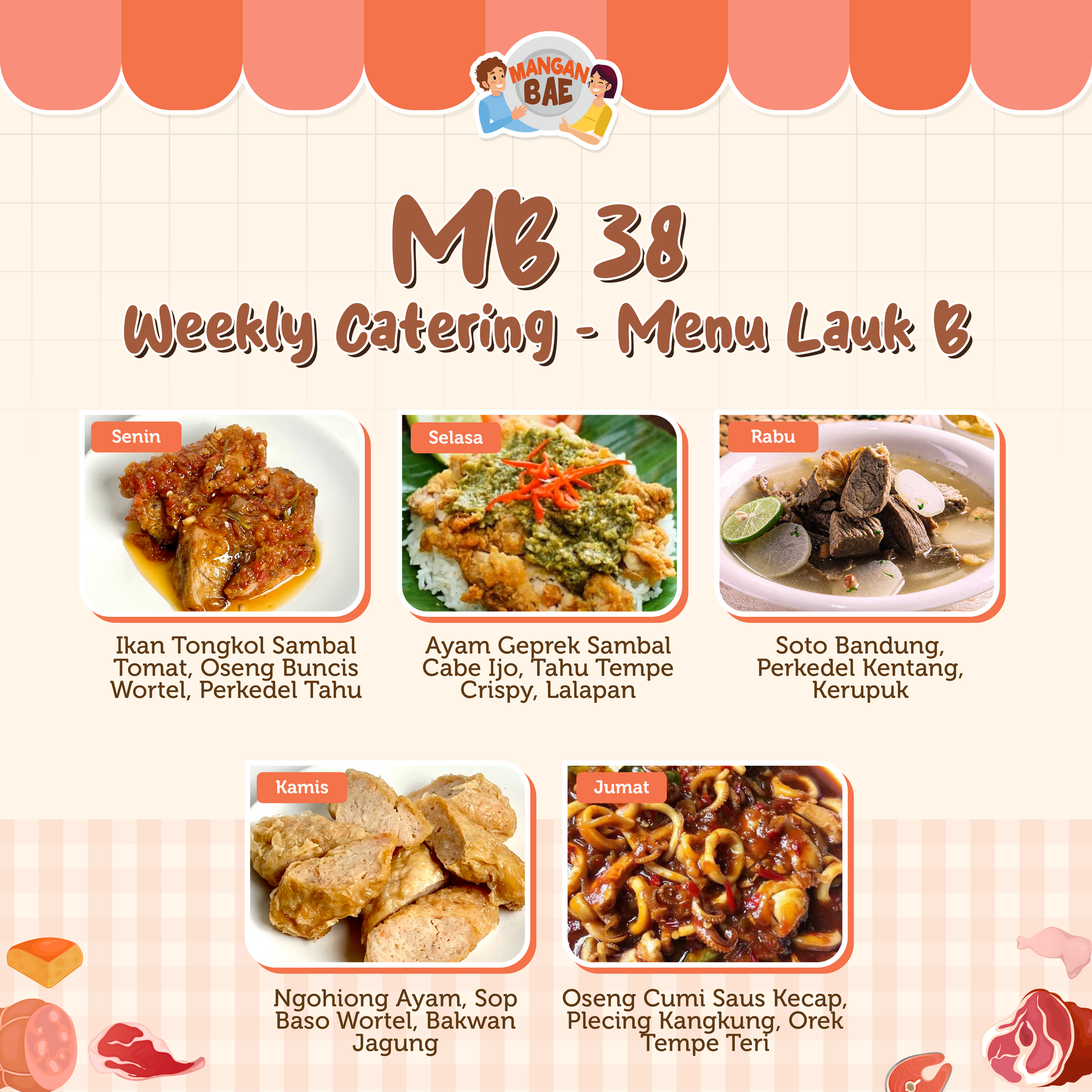 ManganBae Weekly Menu B 38