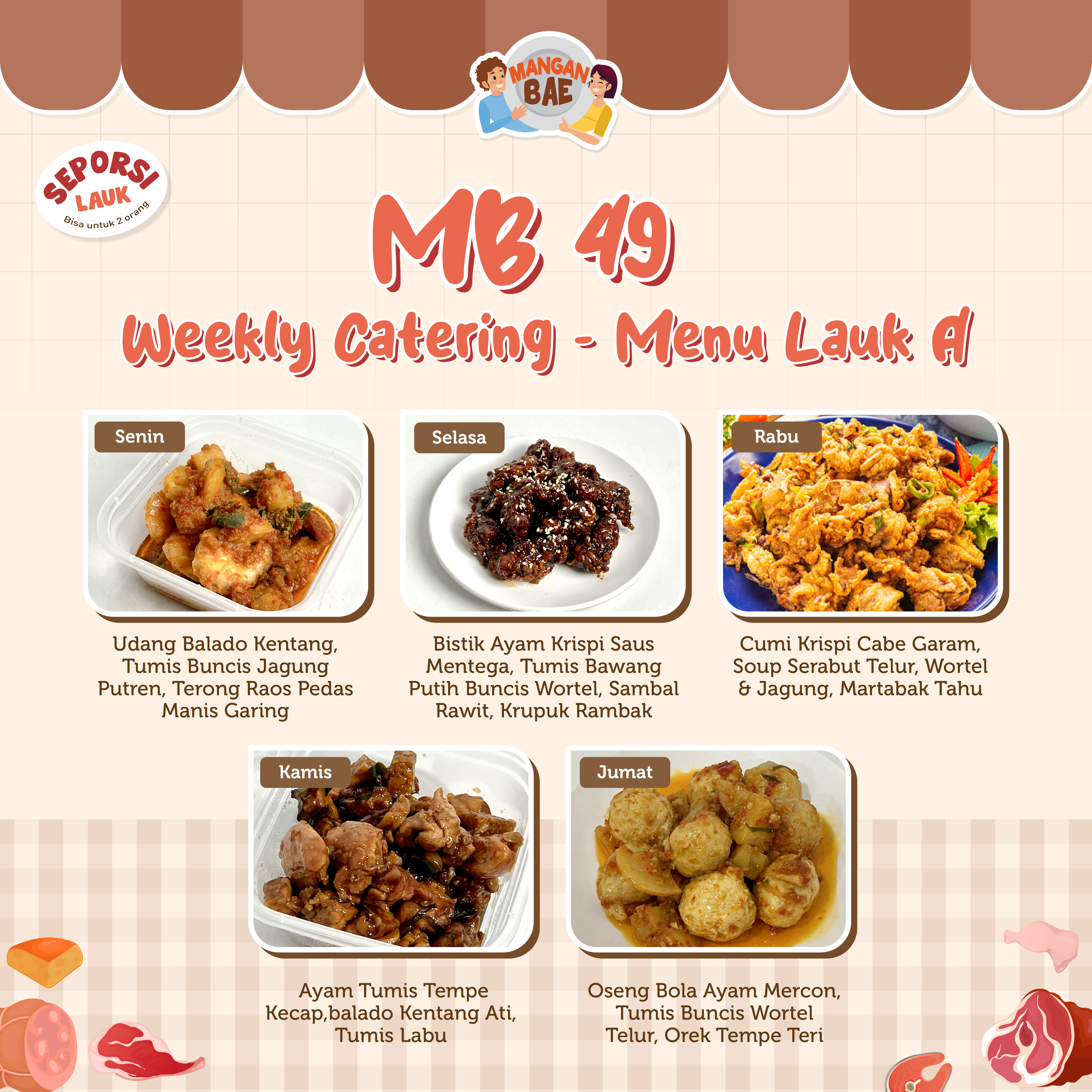 ManganBae Weekly Menu A 49
