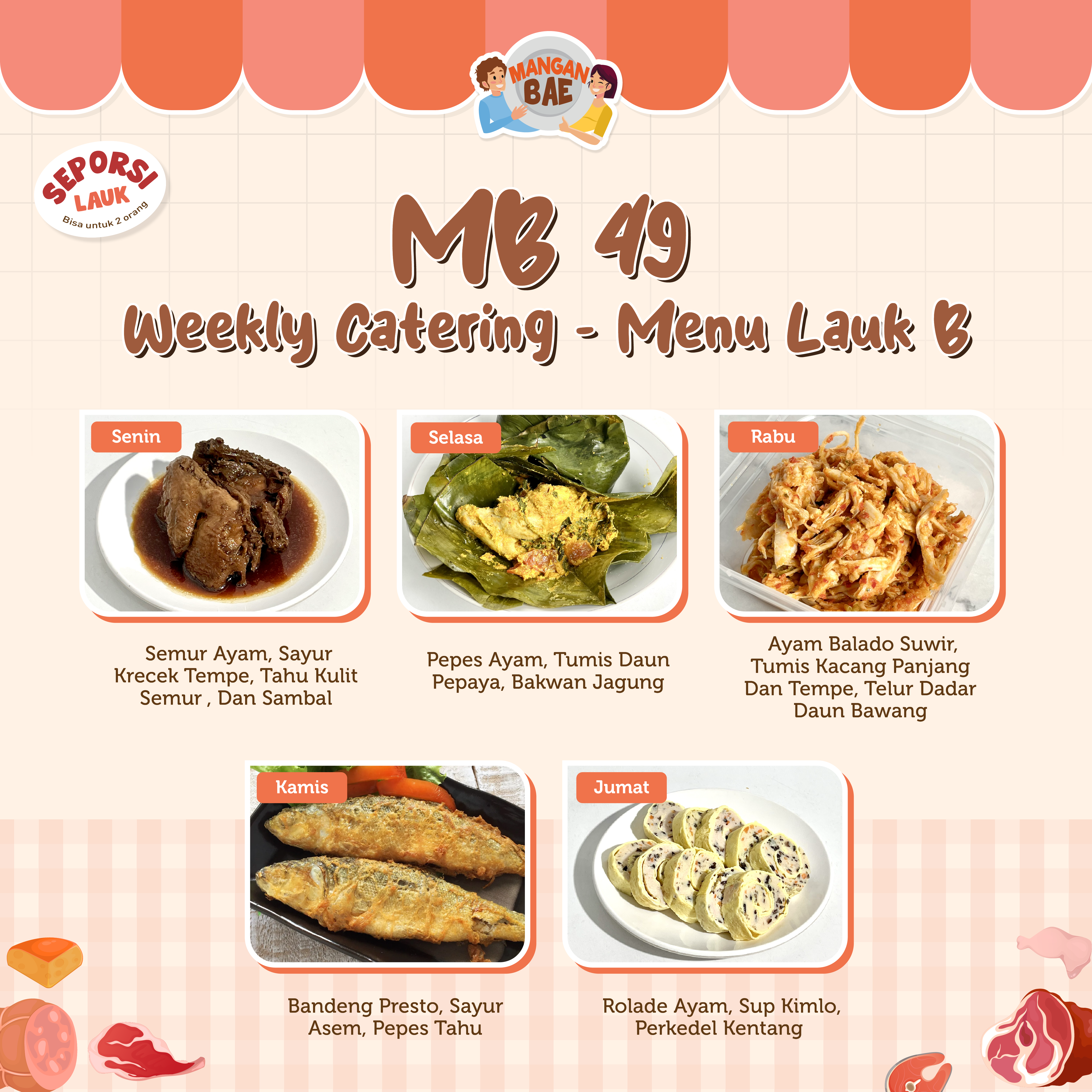 ManganBae Weekly Menu B 49