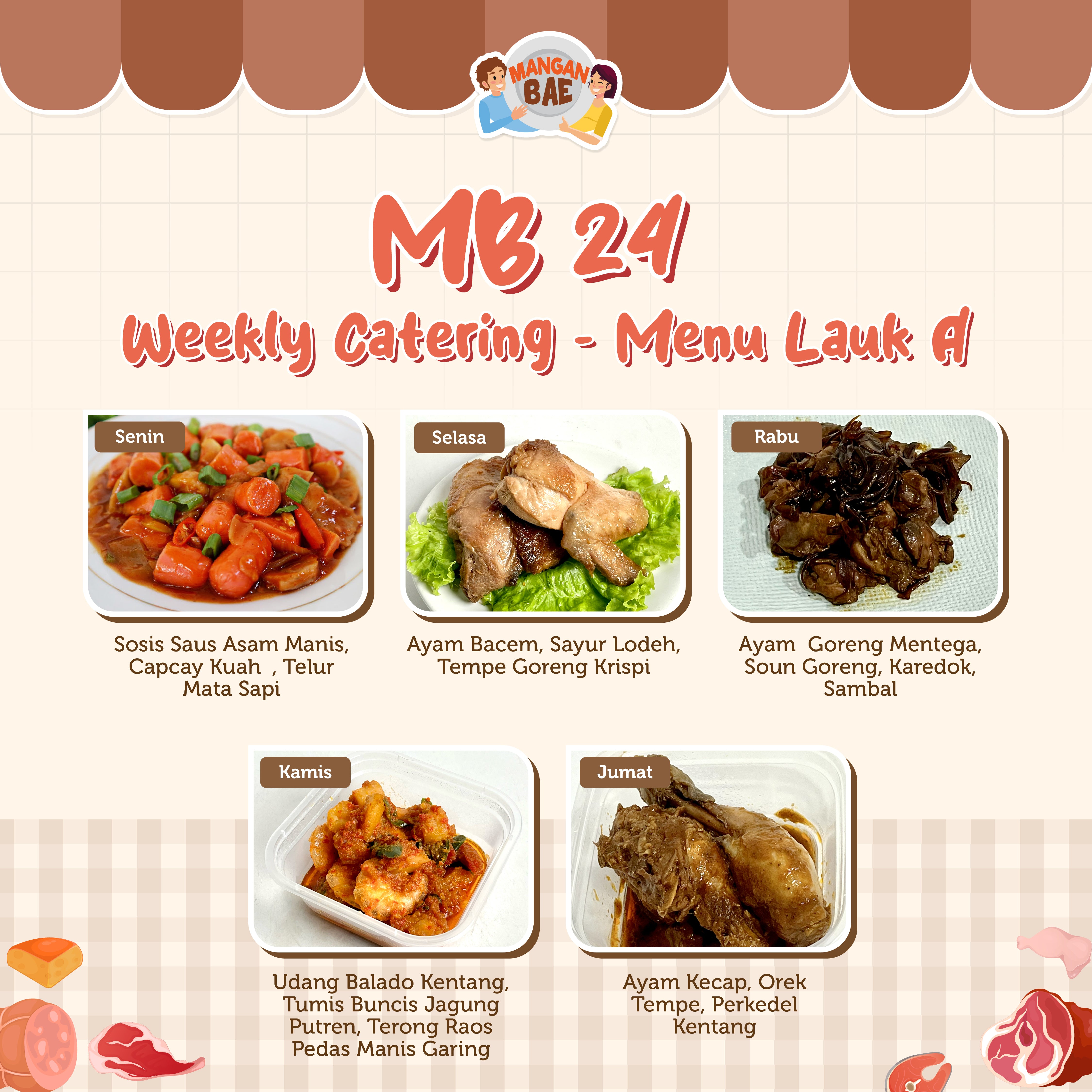 ManganBae Weekly Menu A 24