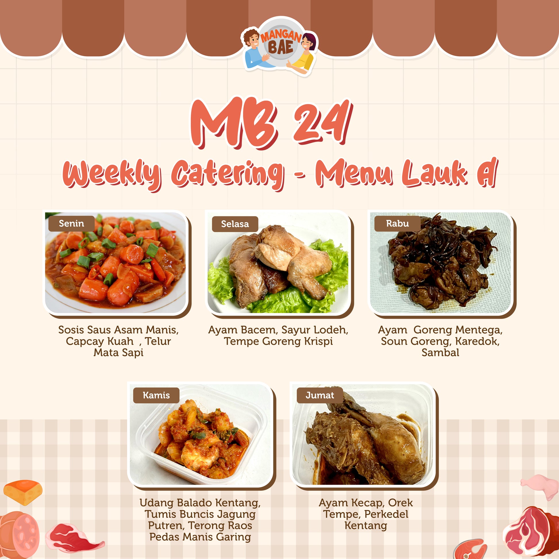 ManganBae Weekly Menu A 24