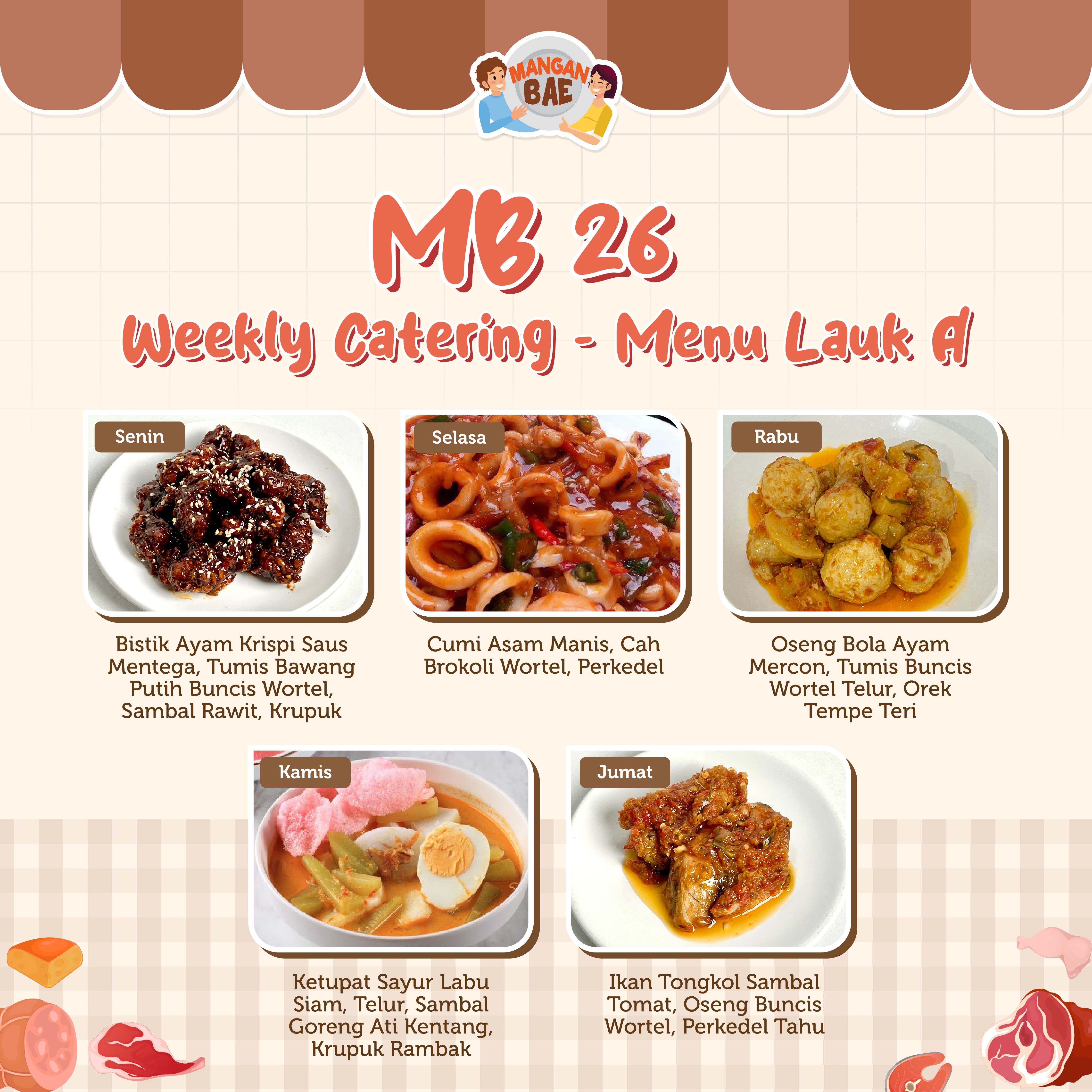 ManganBae Weekly Menu A 26