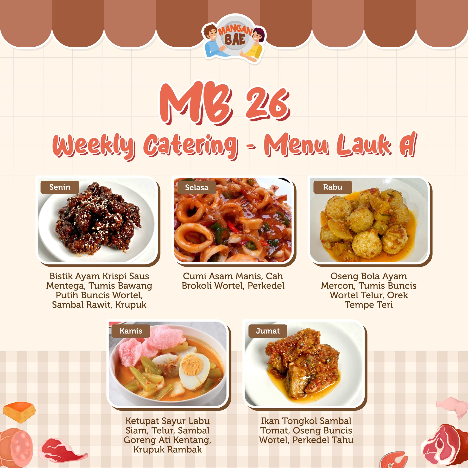 ManganBae Weekly Menu A 26