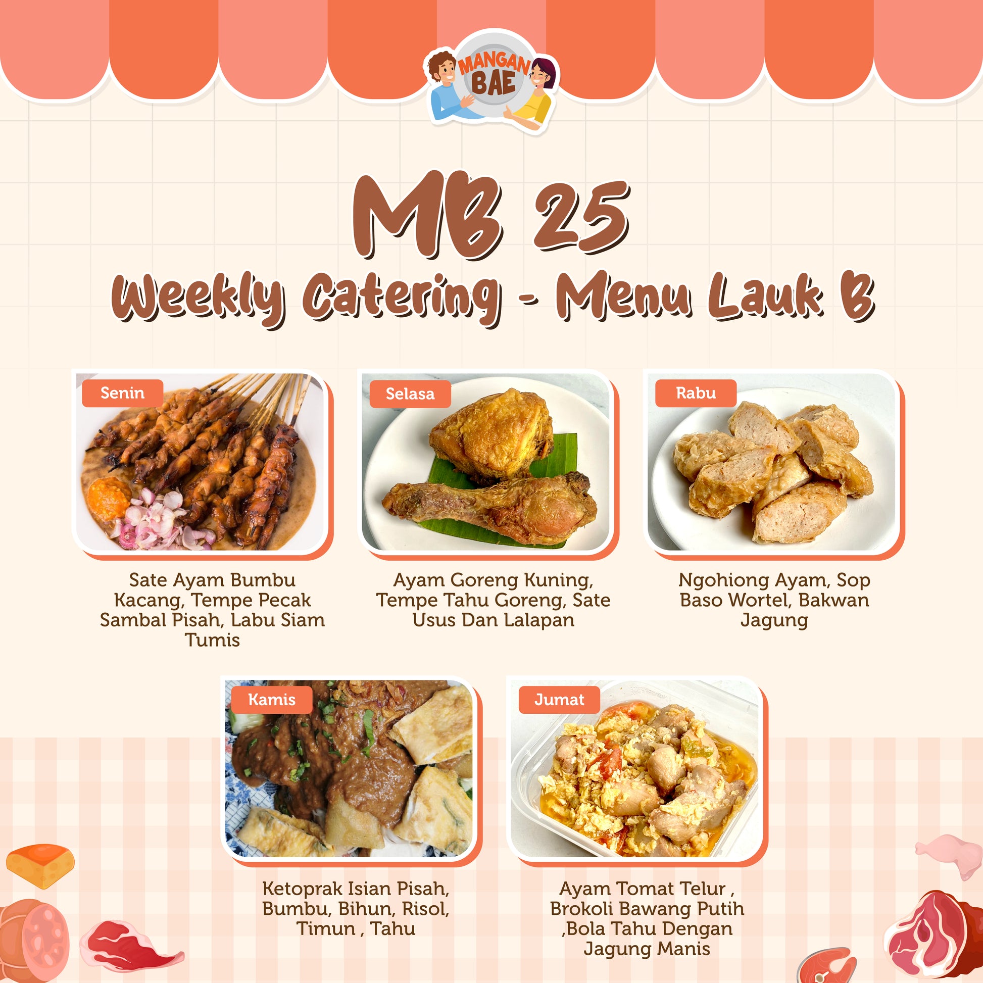 ManganBae Weekly Menu B 25