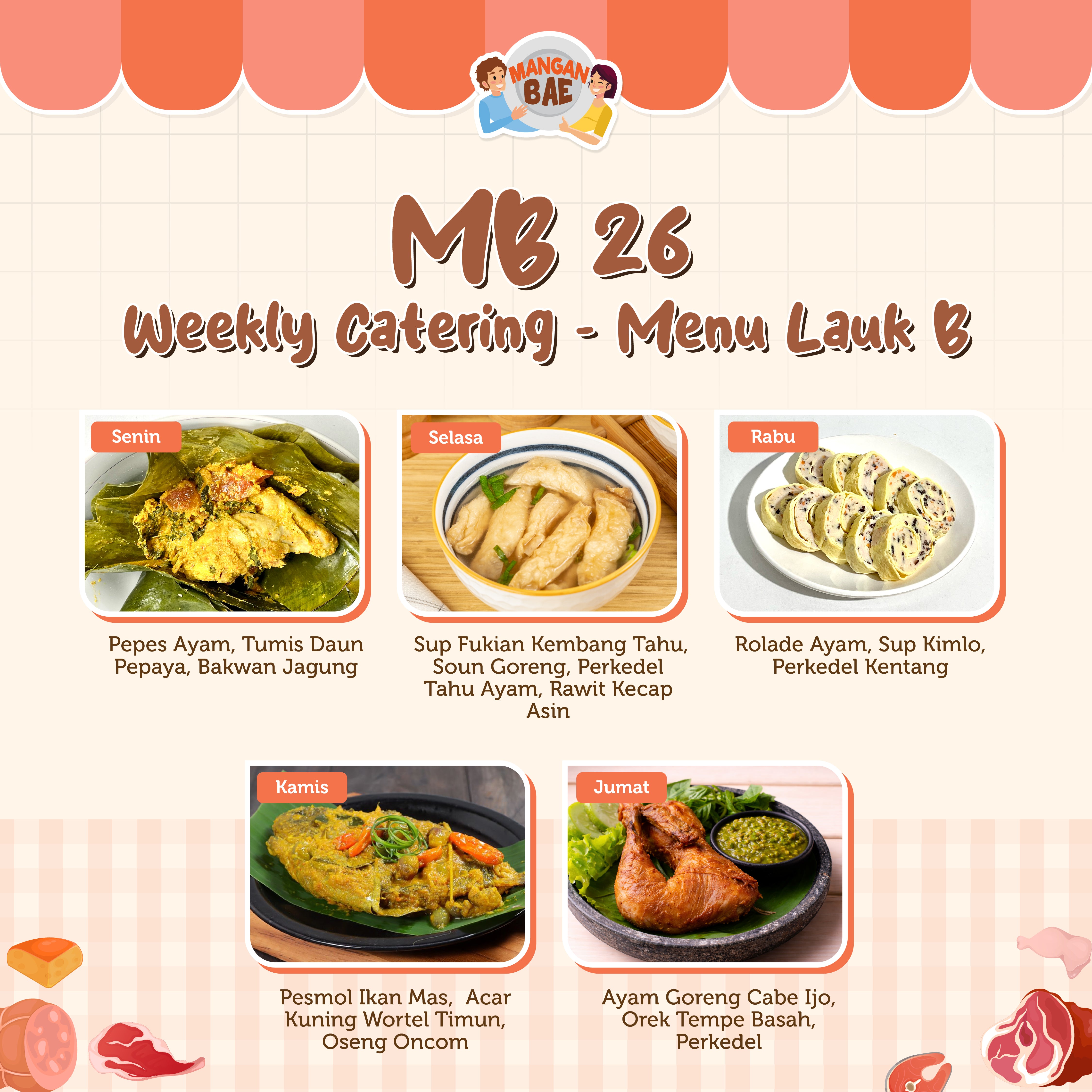 ManganBae Weekly Menu B 26