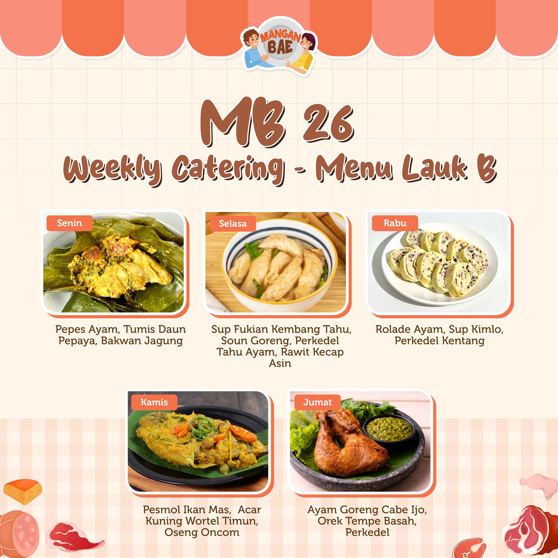 ManganBae Weekly Menu B 26