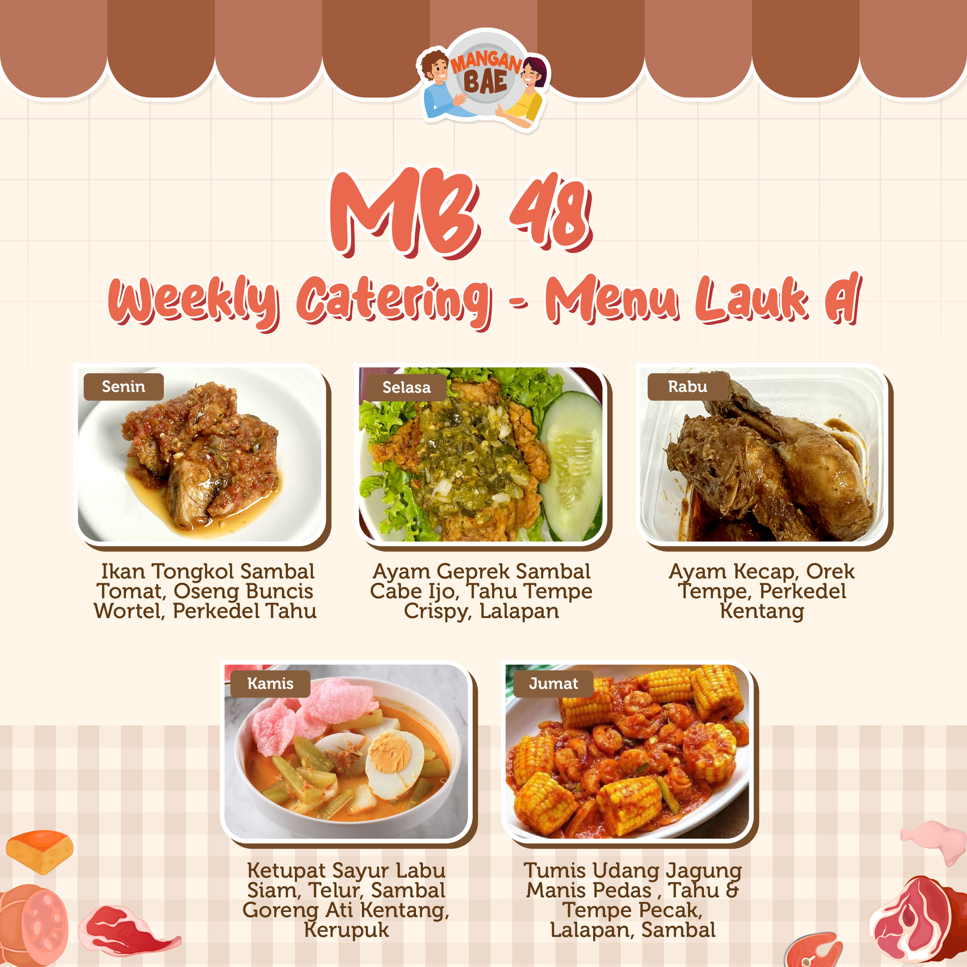 ManganBae Weekly Menu A 48