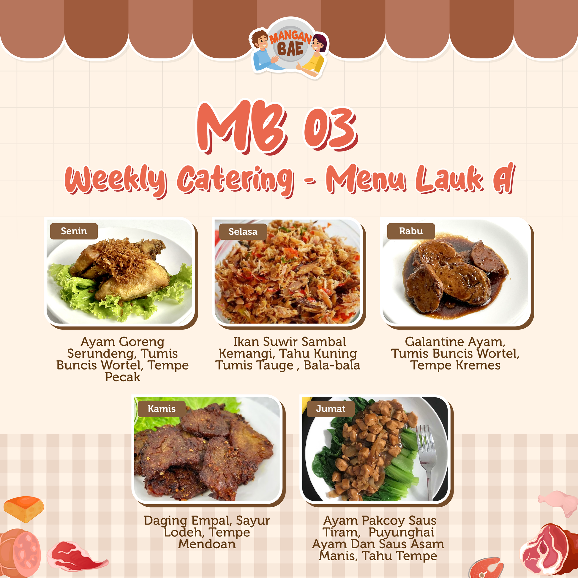 ManganBae Weekly Menu A 3