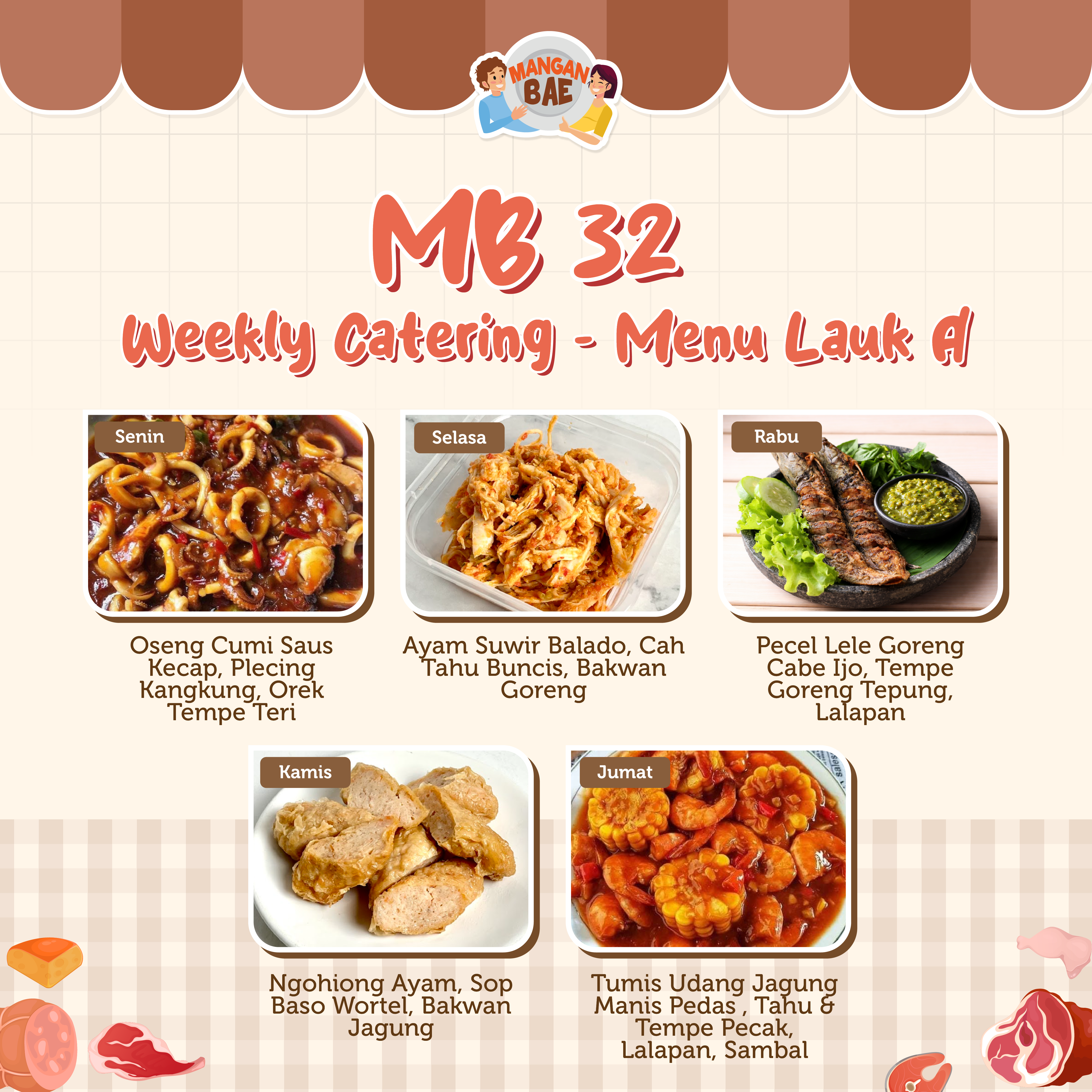 ManganBae Weekly Menu A 32