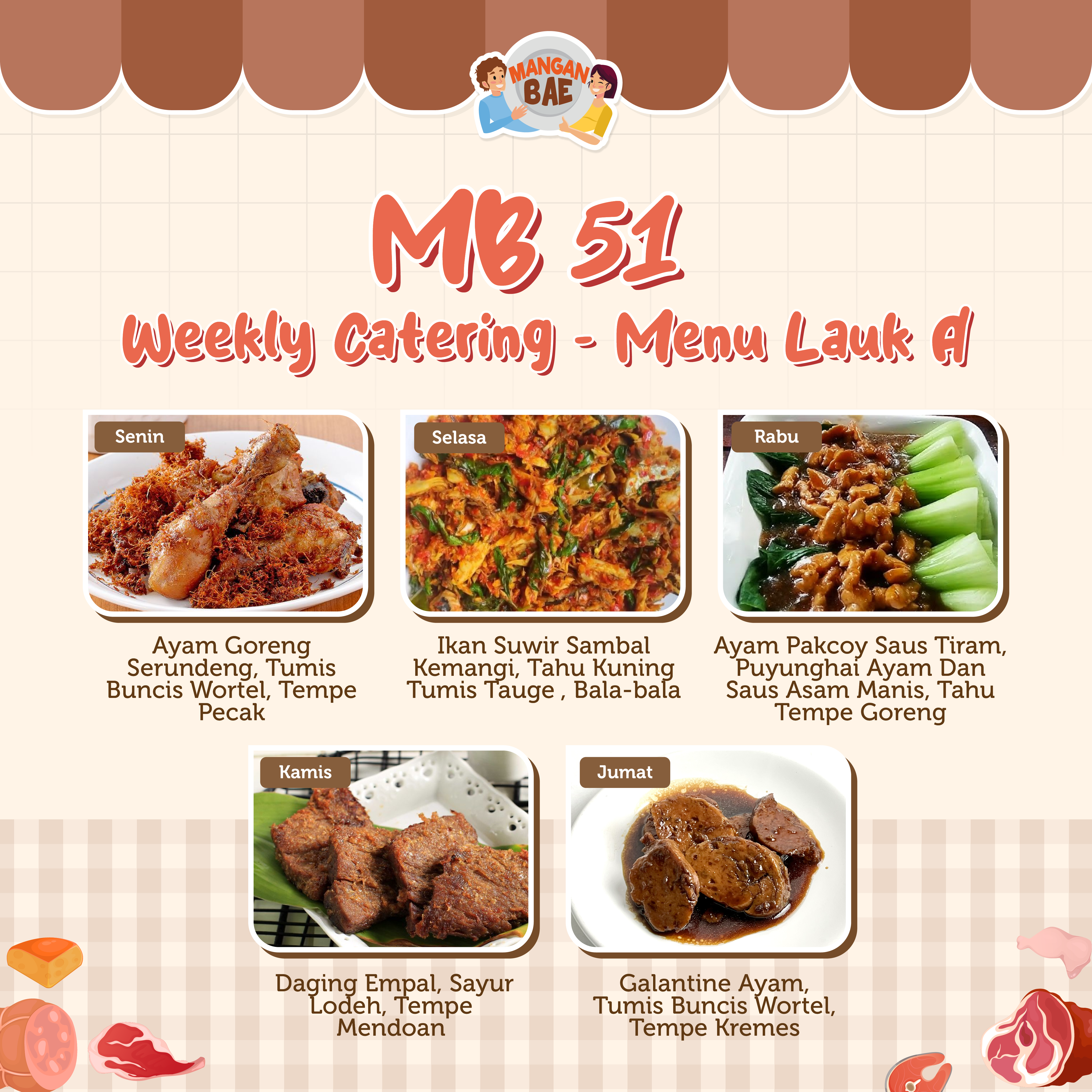 ManganBae Weekly Menu A 51