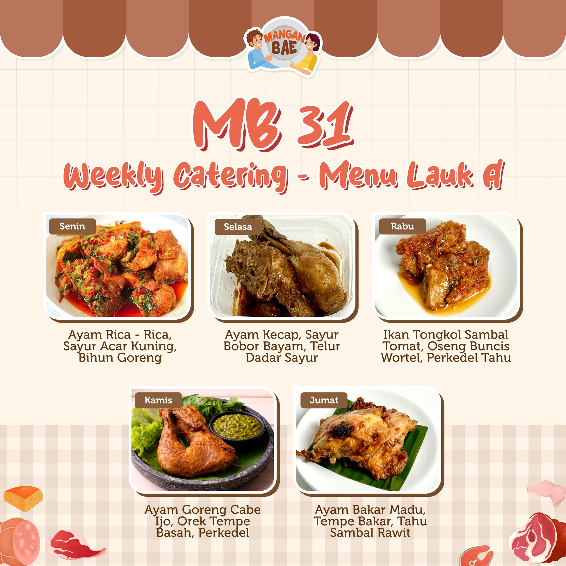 ManganBae Weekly Menu A 31